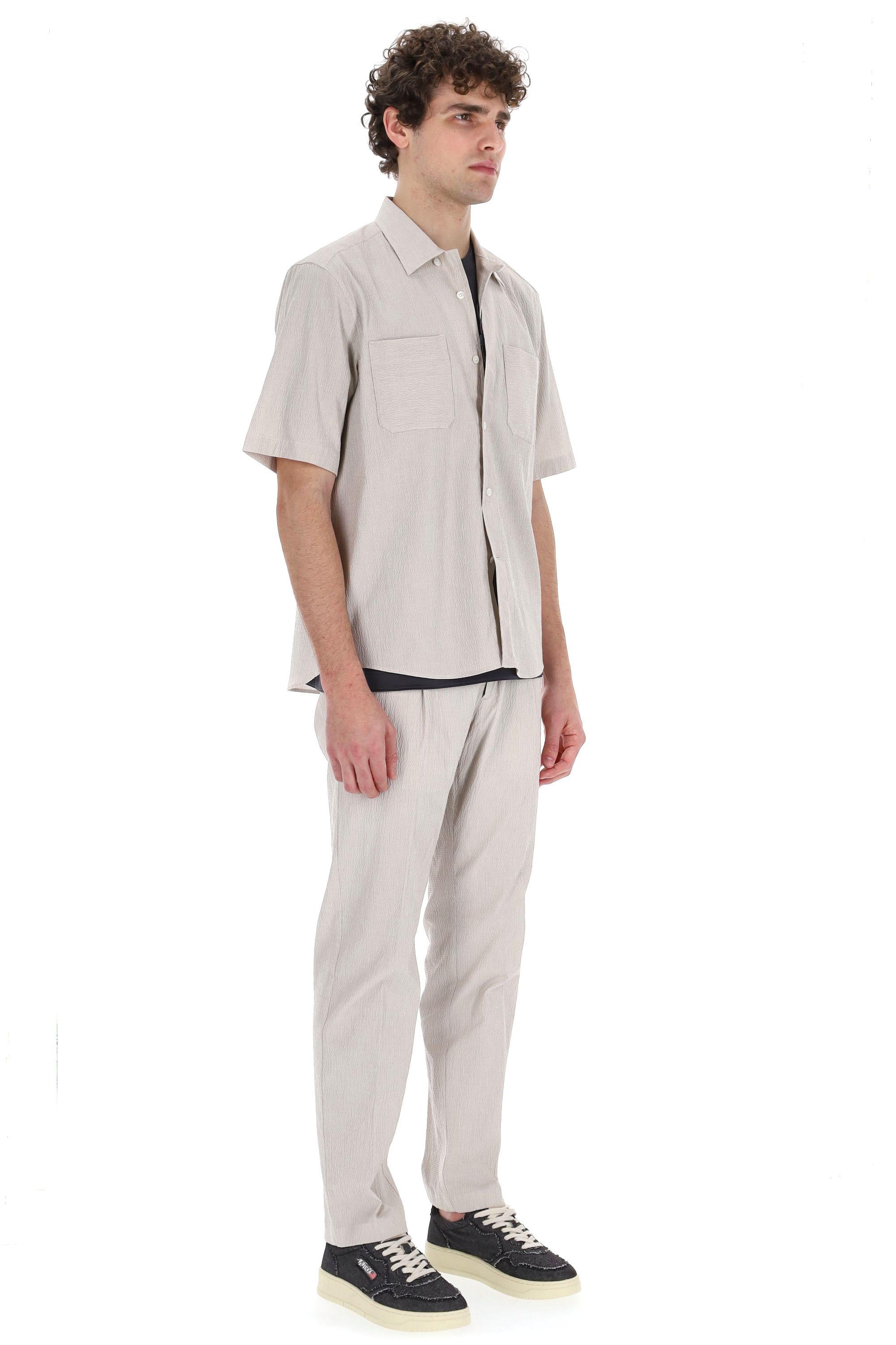 Camicia in cotone goffrato CM000011U 1985 Herno 
