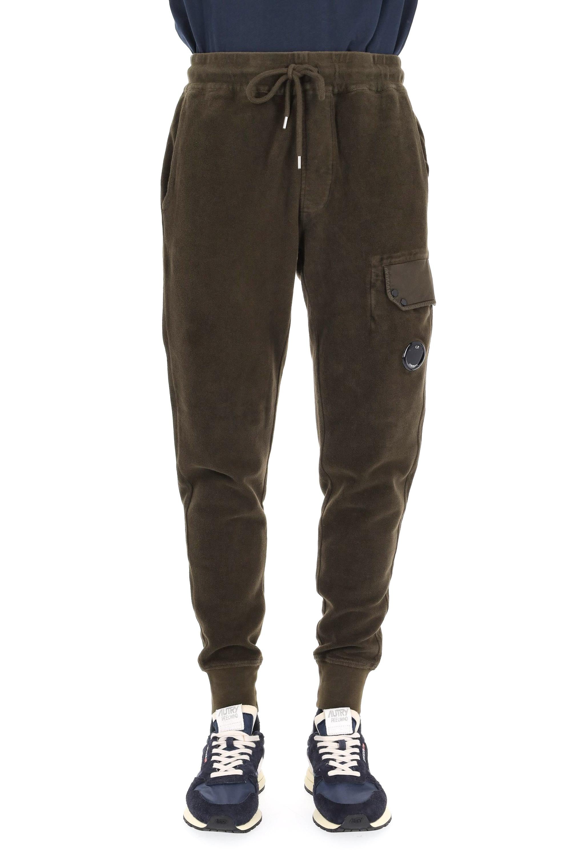 Pantalone felpa in cotone brushed MSP308A00-6614G 683 CP Company 