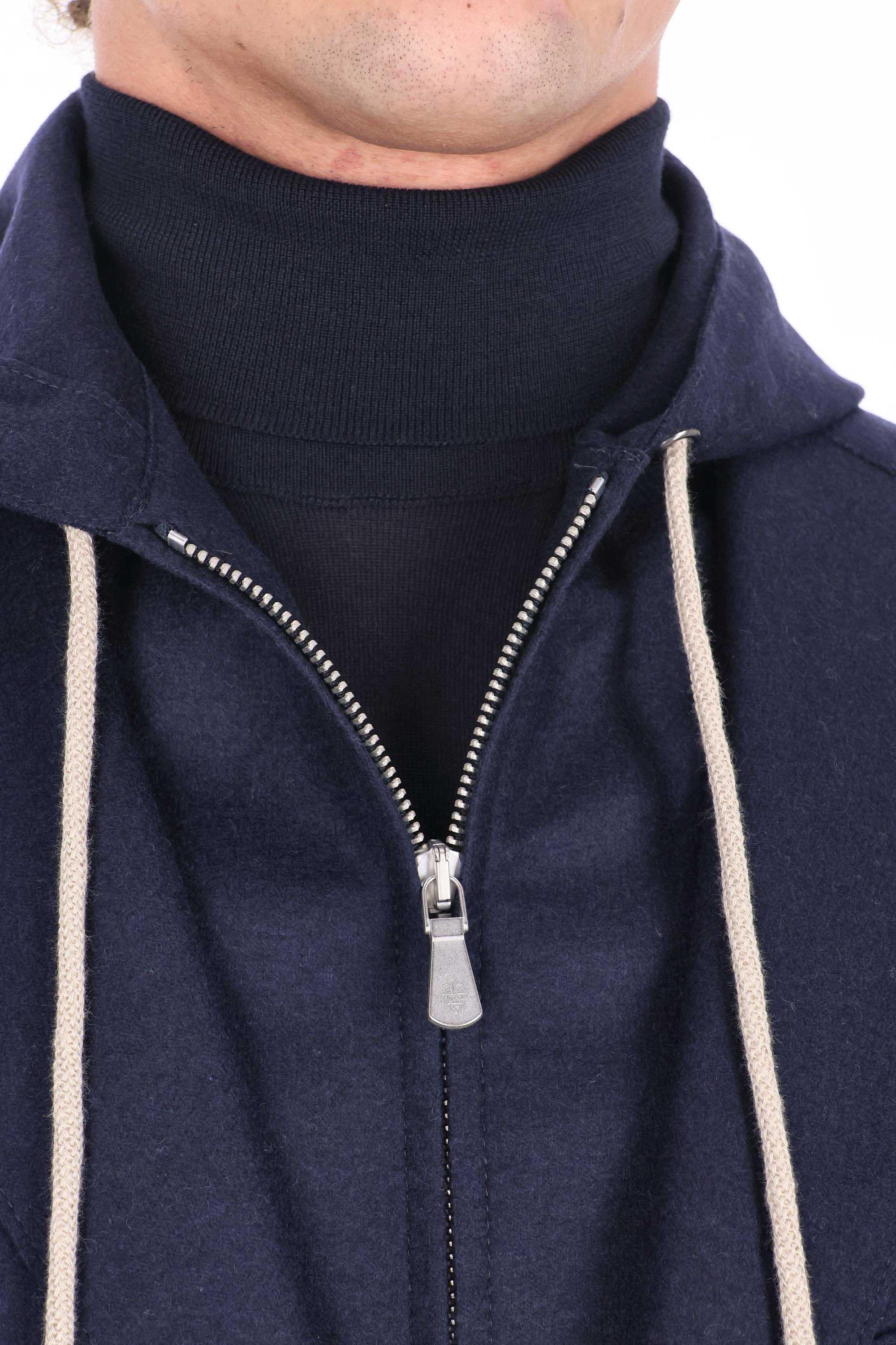 Eleventy Giacca in jersey di lana con pettorina staccabile L70GIAF02 JAC24018/2 11 