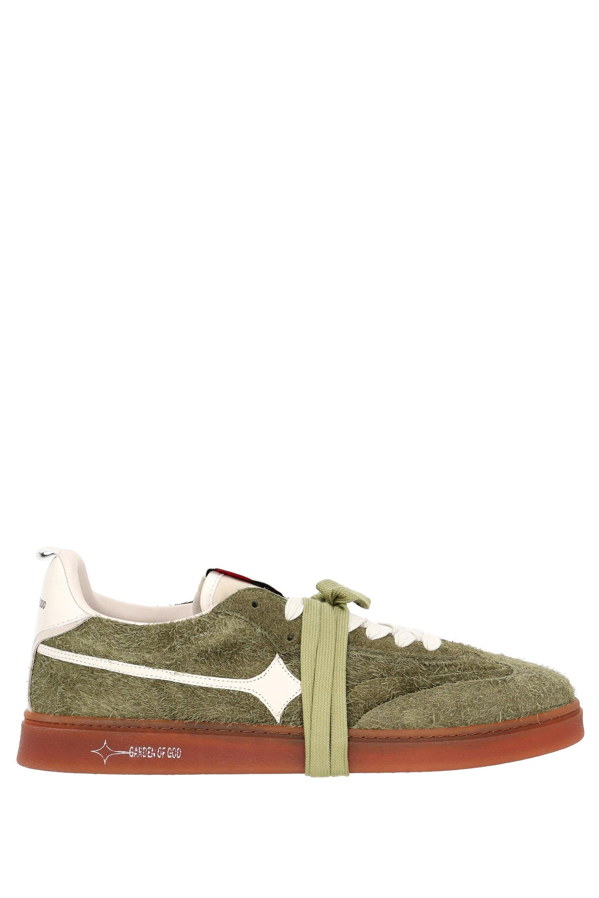 Garden of God Sneaker in camoscio hair modello Earth EARTH HAIRY SUEDE/2 VERDE 