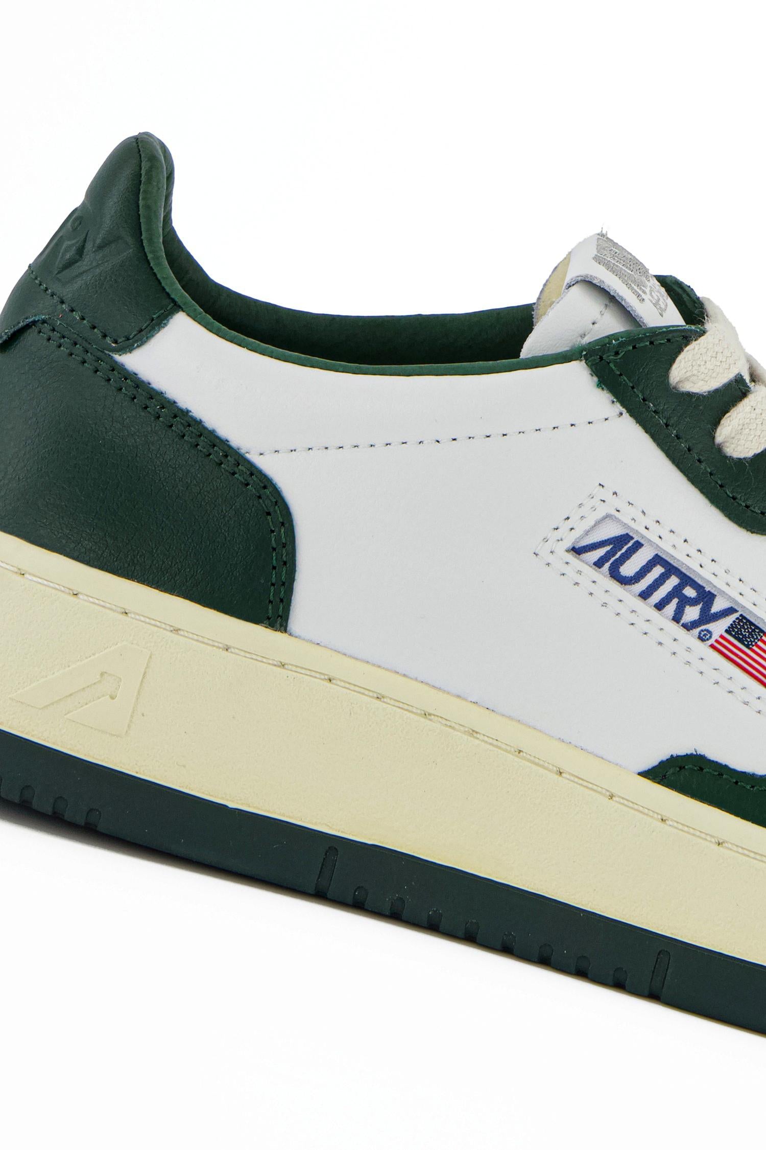 Sneaker Medalist bicolor in pelle AULM WB49 WHT/MOUNTAIN Autry 