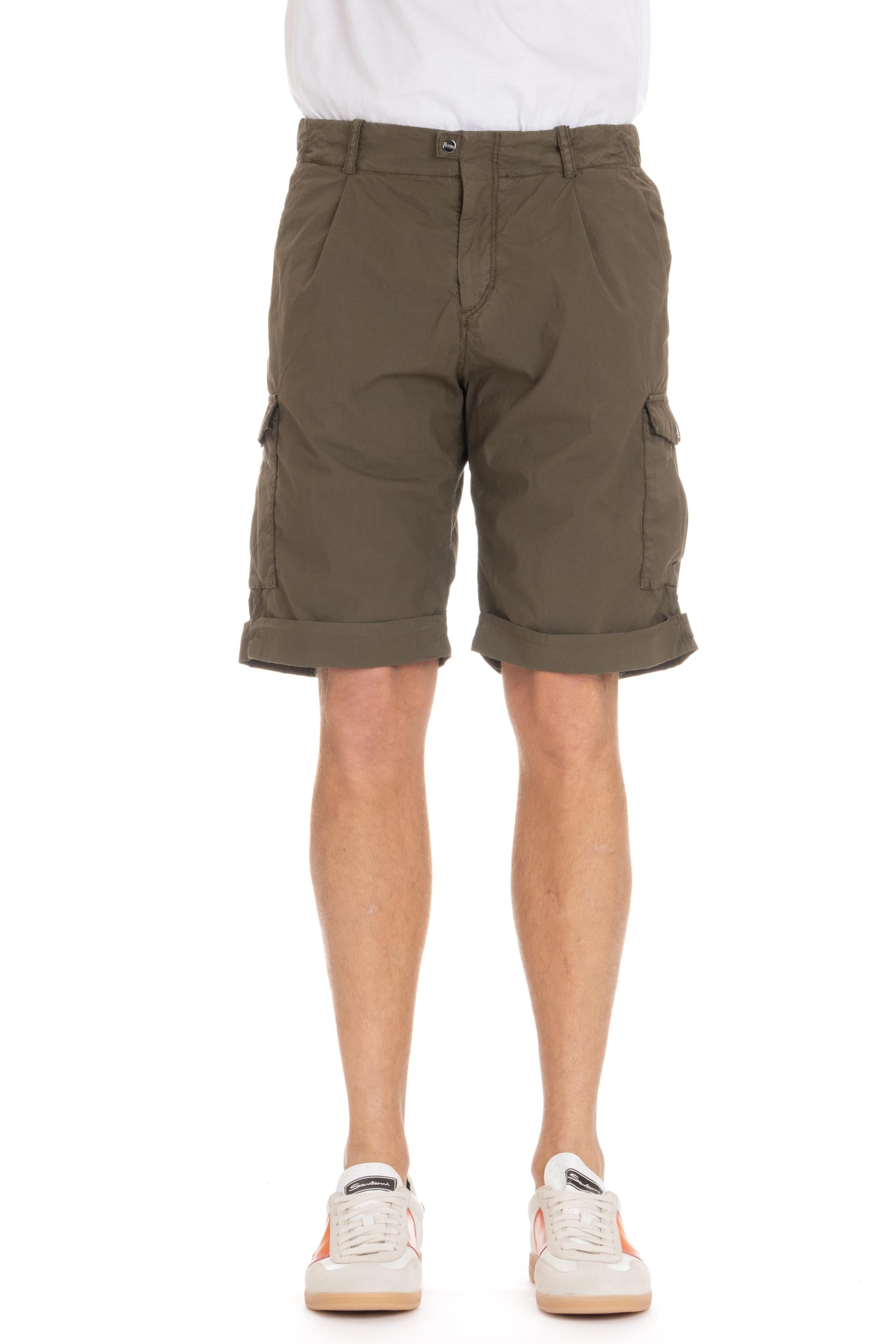 Herno Bermuda cargo in popeline di cotone PT000039U 7730T02 