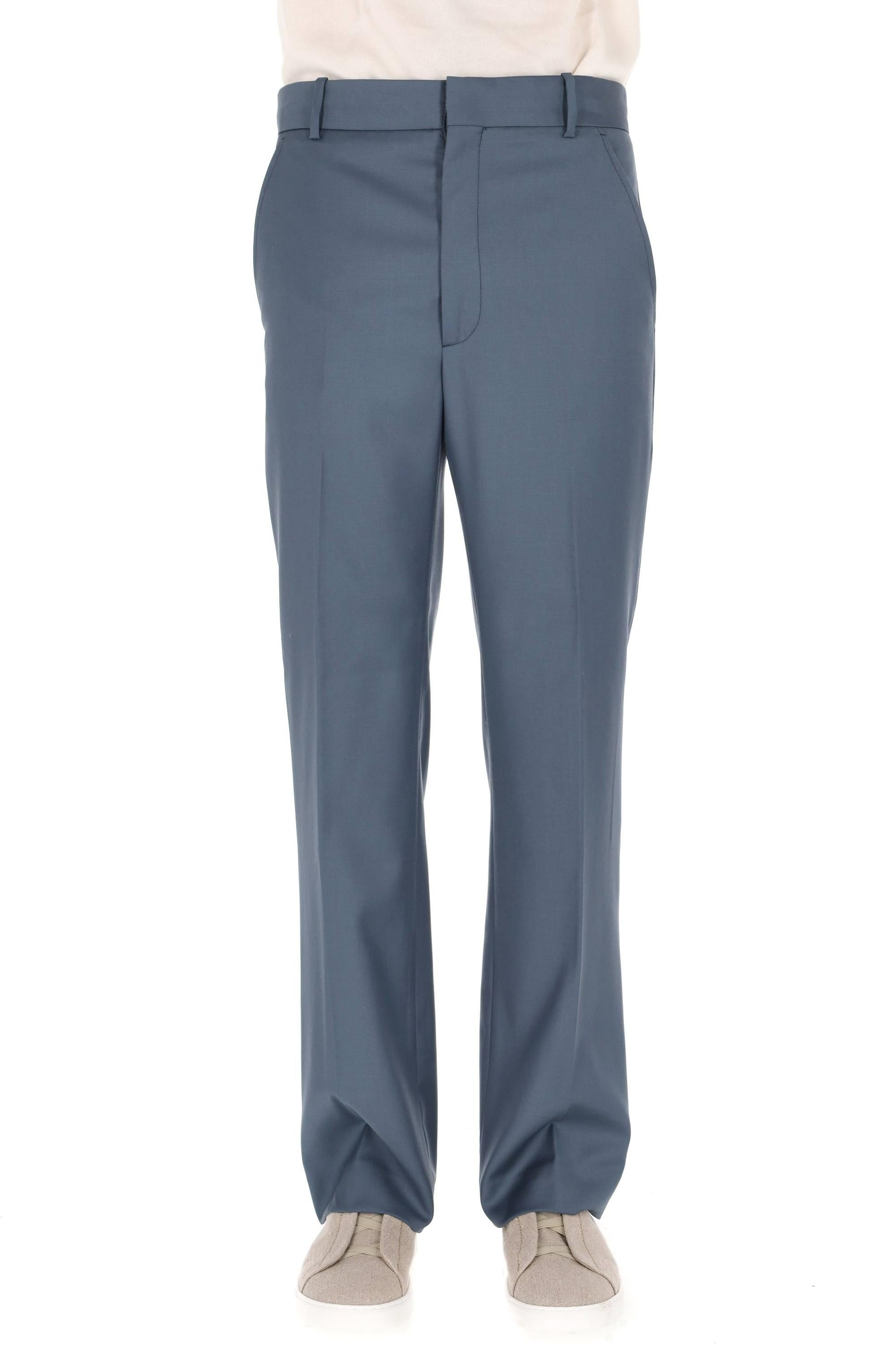 Kenzo Pantalone tailored in lana straight FG55PA2199TV 98 