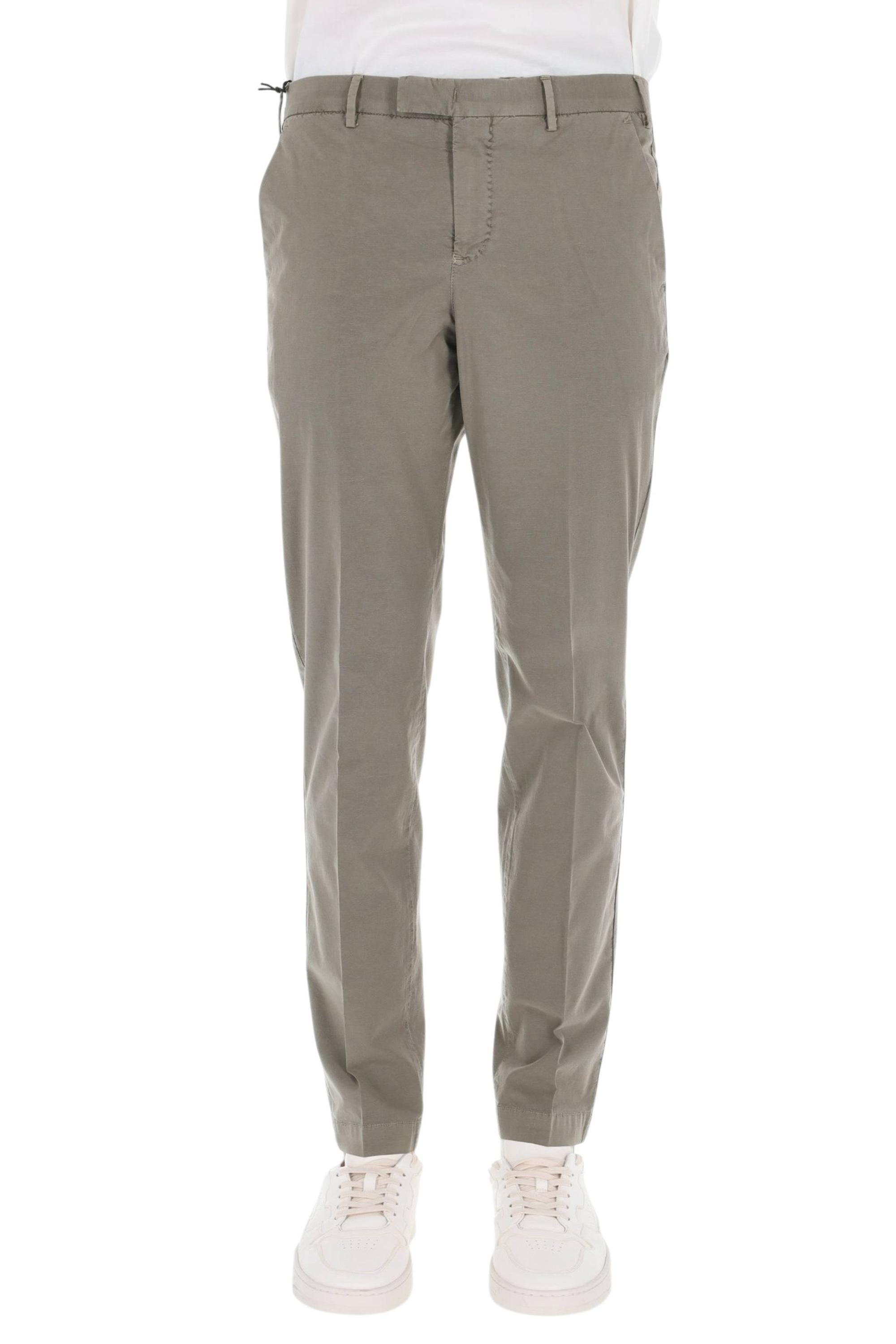 PT Torino Pantalone in cotone-lino comfort Master fit COATMAZ00CL1 PU43 N444 