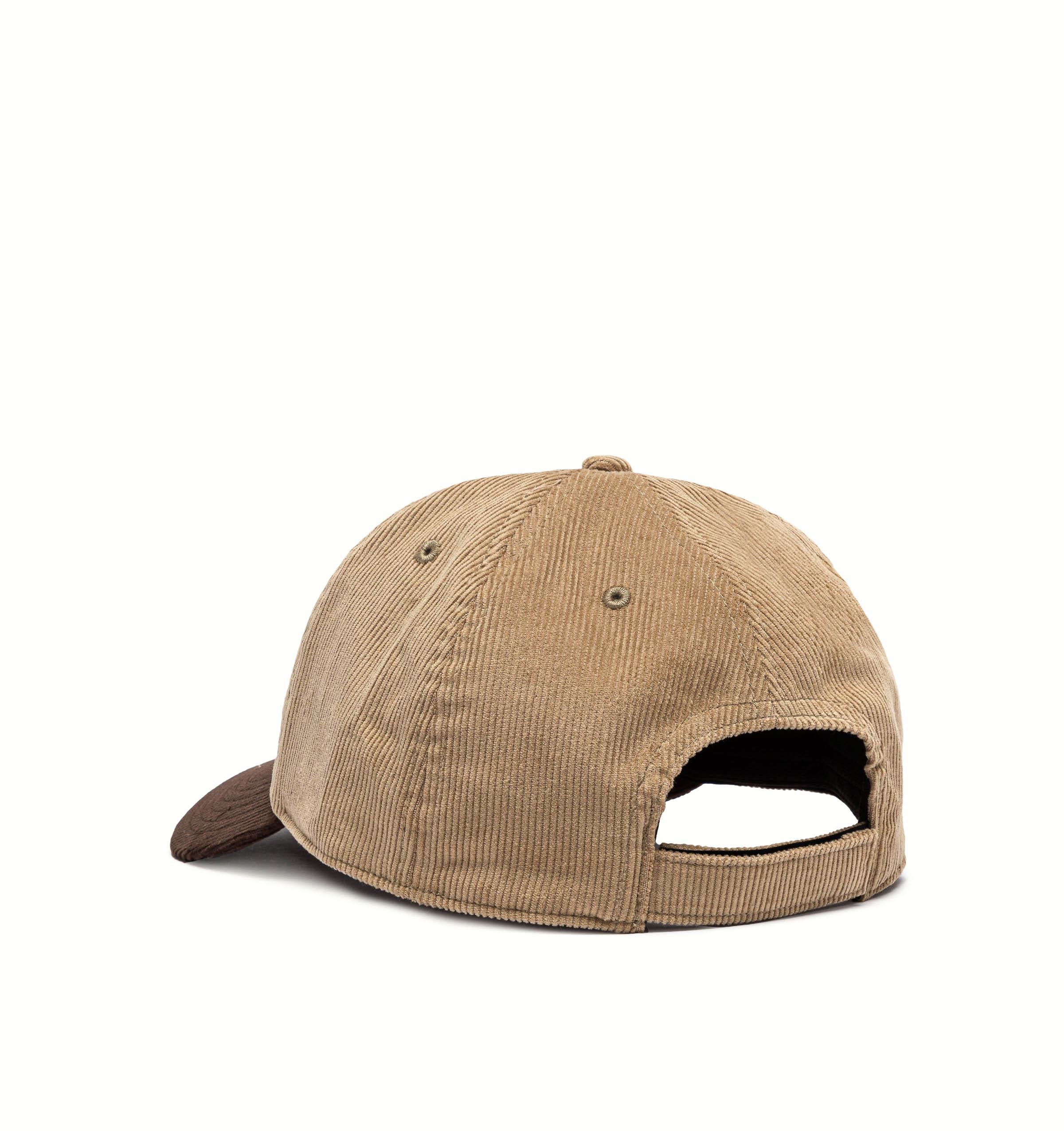Cappello baseball bicolor in velluto a coste ACPU Q9BY LIGHT BROWN Autry 