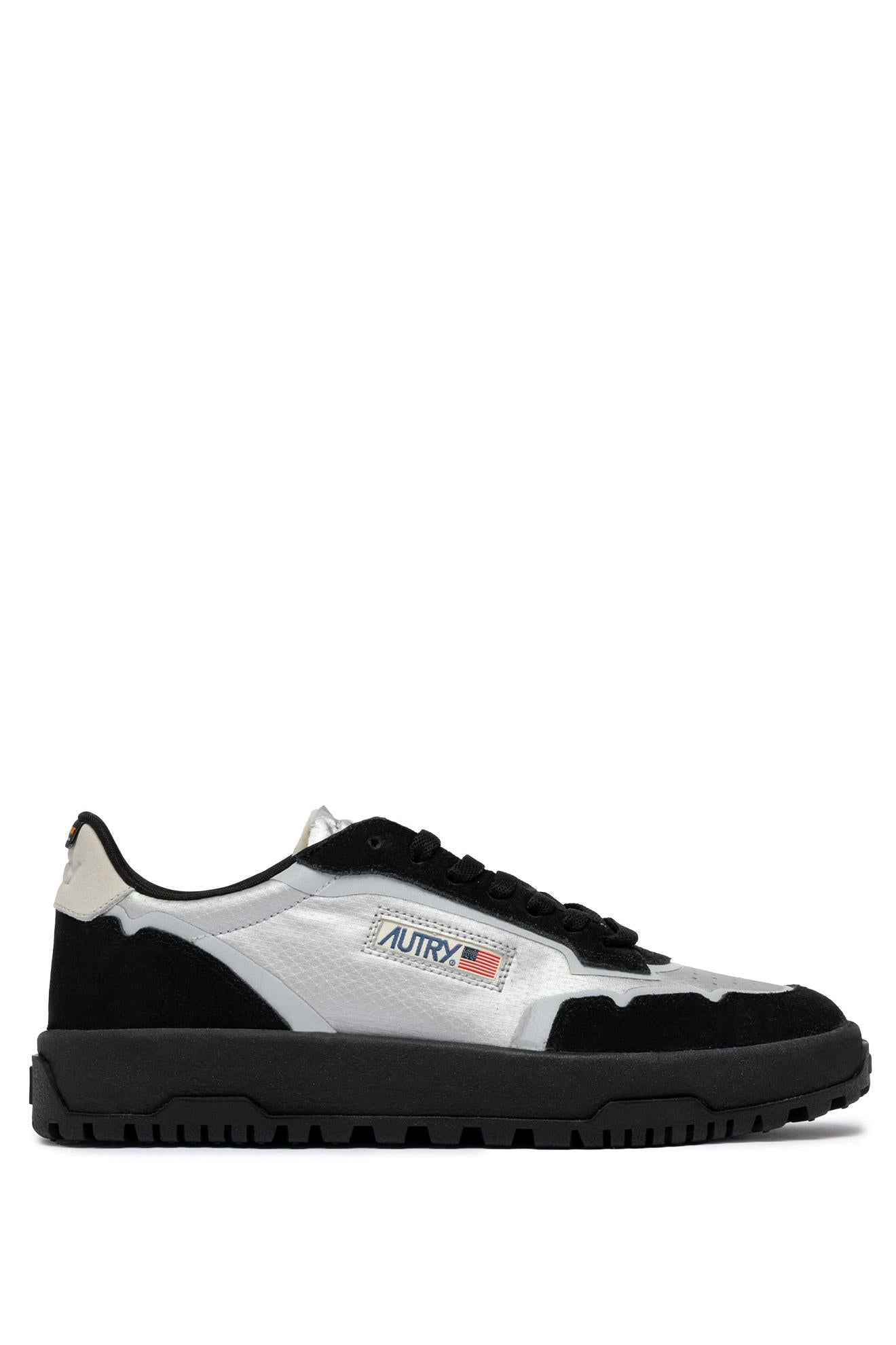 Autry Sneaker WildPace in cordura e camoscio LDLM AU01 SILV/BLK 