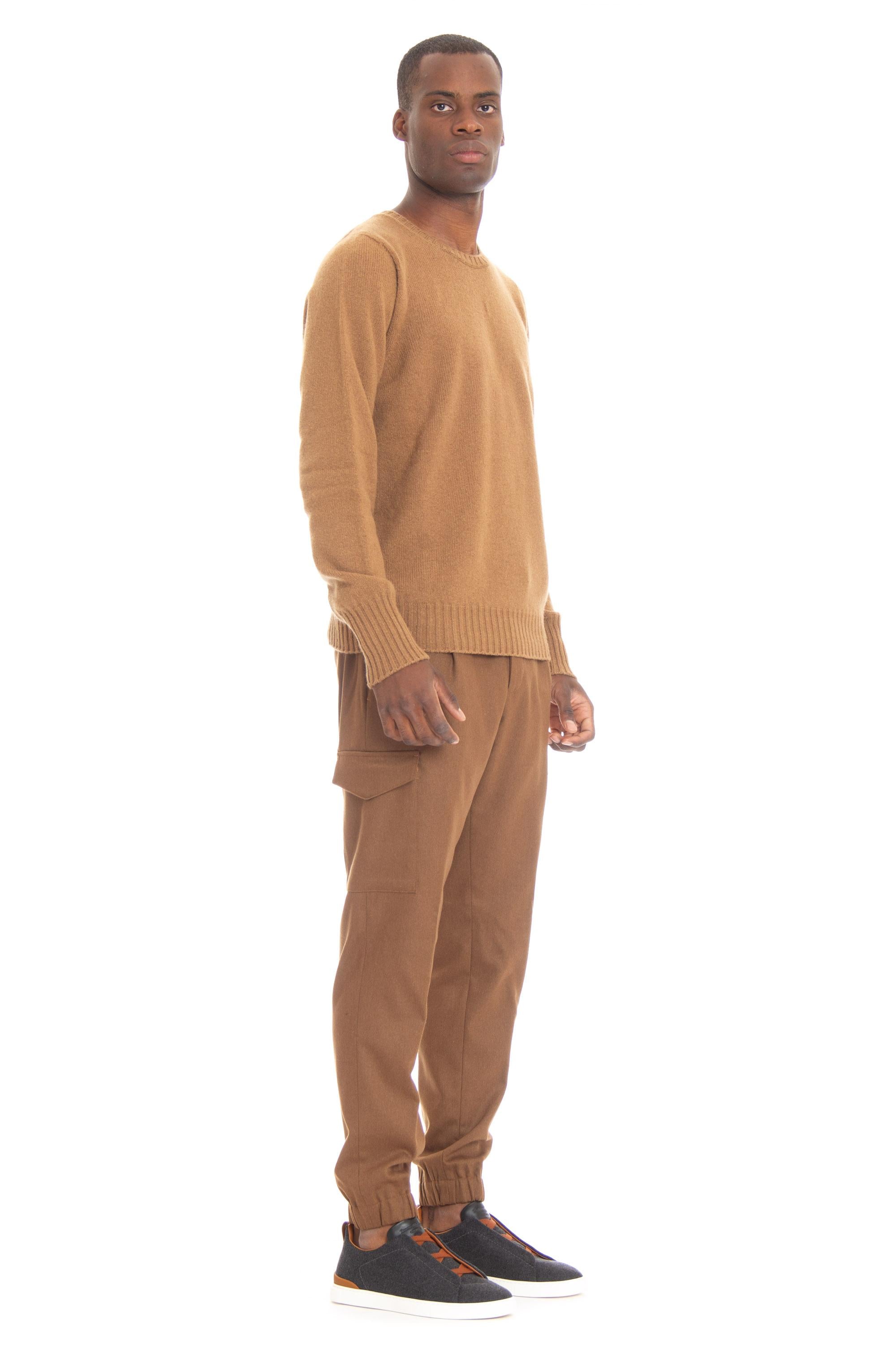 Maglia girocollo in lana di agnello D4W103_8 539 Drumohr 
