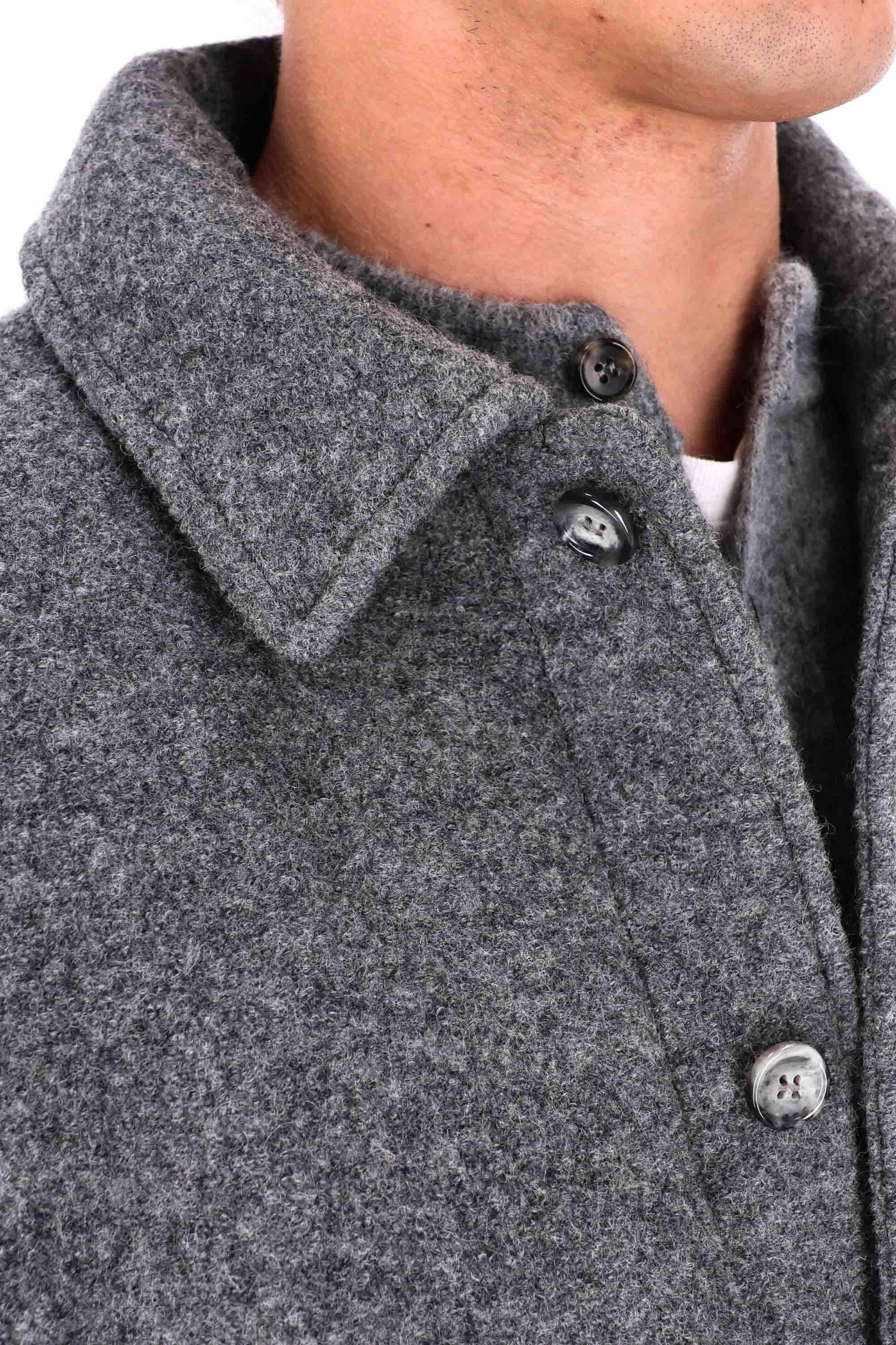 A.P.C. Work jacket in pura lana WVBEH-H32029 PLA-GRIS CHINE 