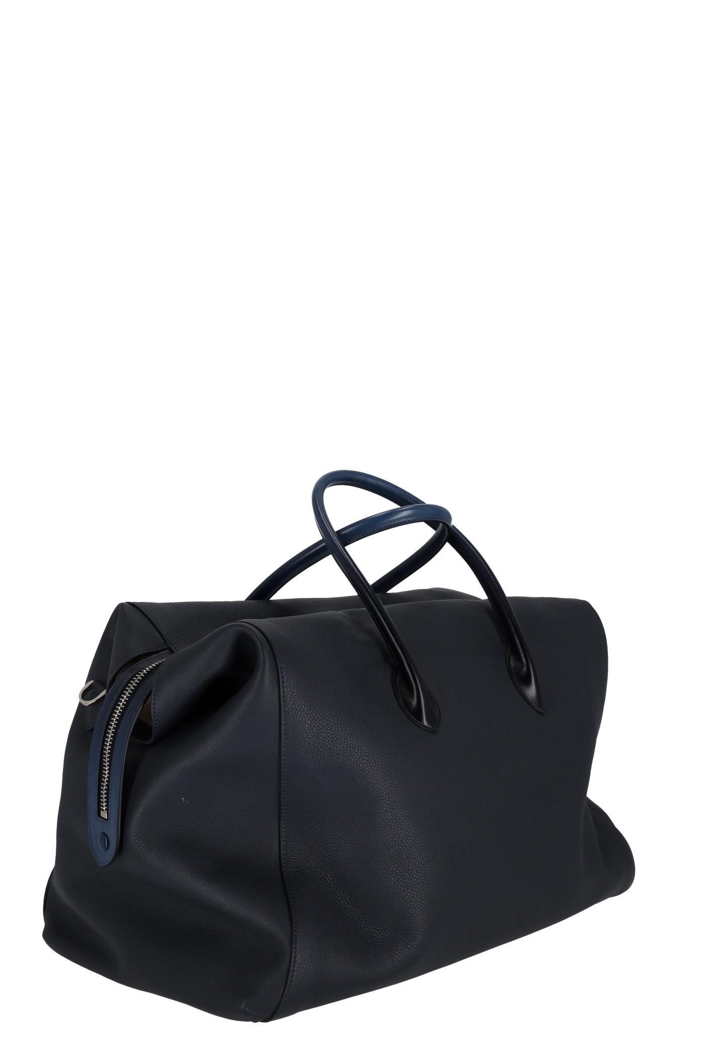 Santoni Borsa da viaggio in pelle UIBBA2646BS/2 U55 