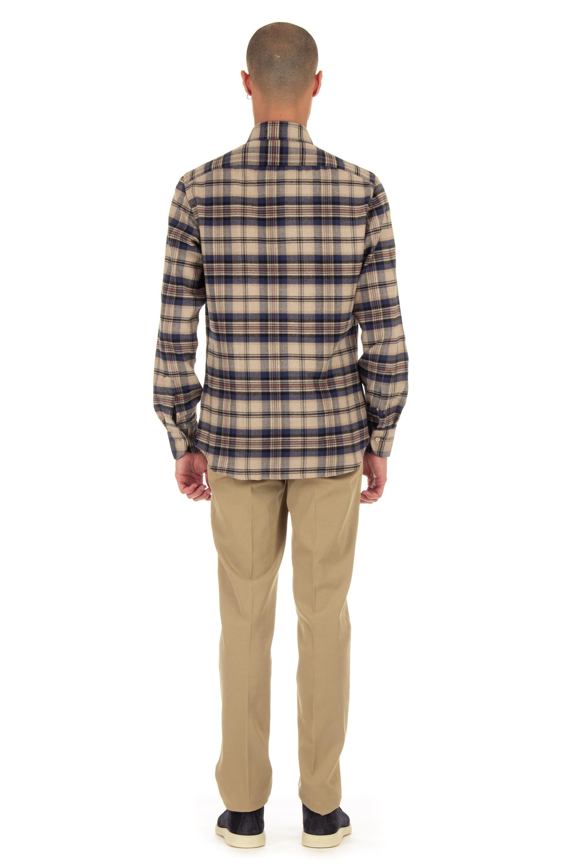 Camicia in flanella check 17029 2 Borriello 
