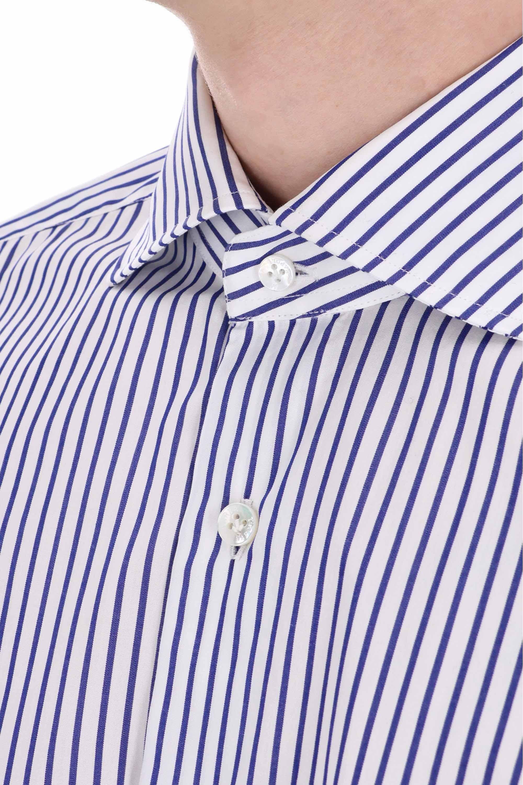 Camicia sartoriale bacchetta in cotone linea Culto K1U13P0147100.U 0003 Barba 