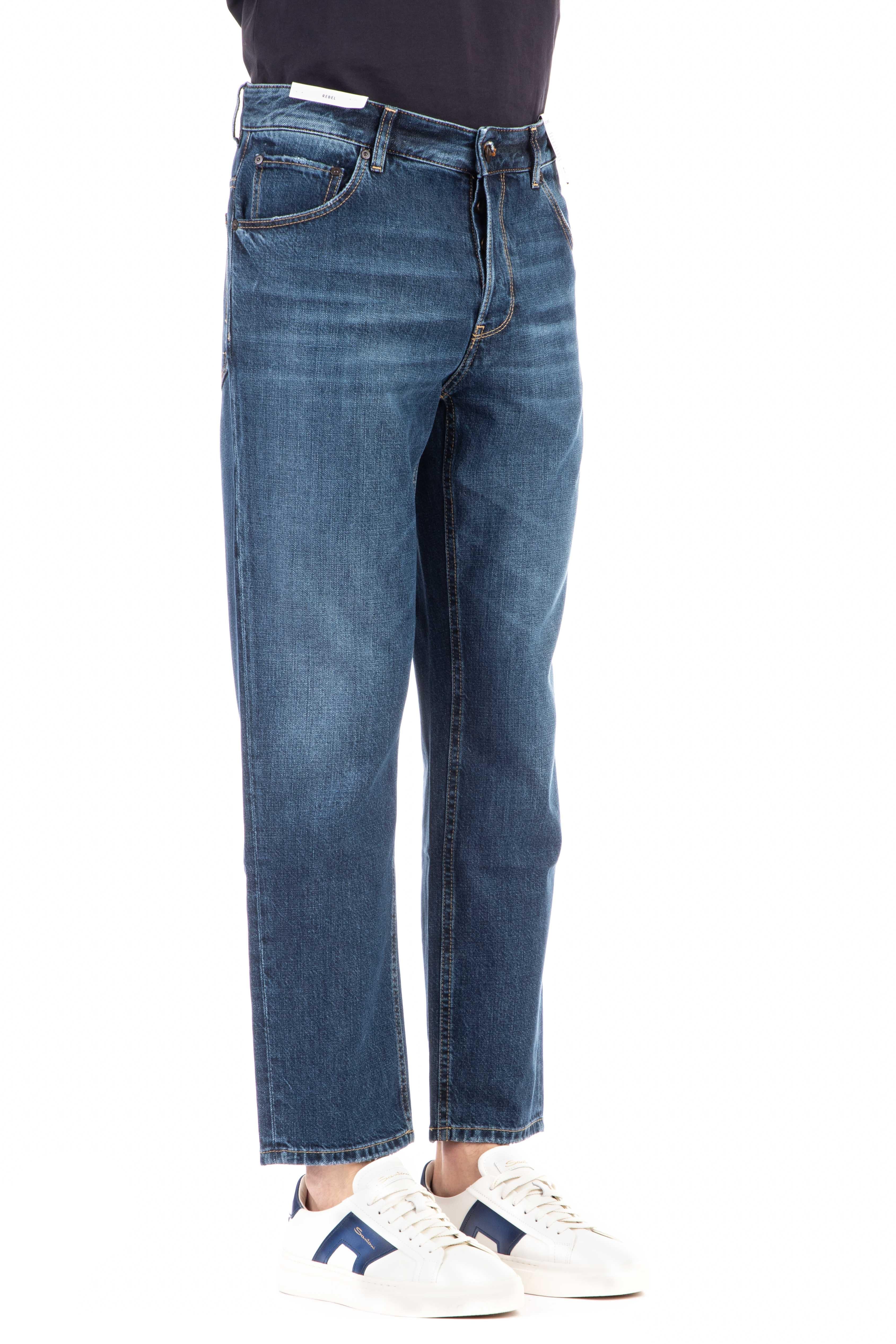 PT Denim Jeans etichetta bianca rebel fit RJ05B30STY OA33 MB72 