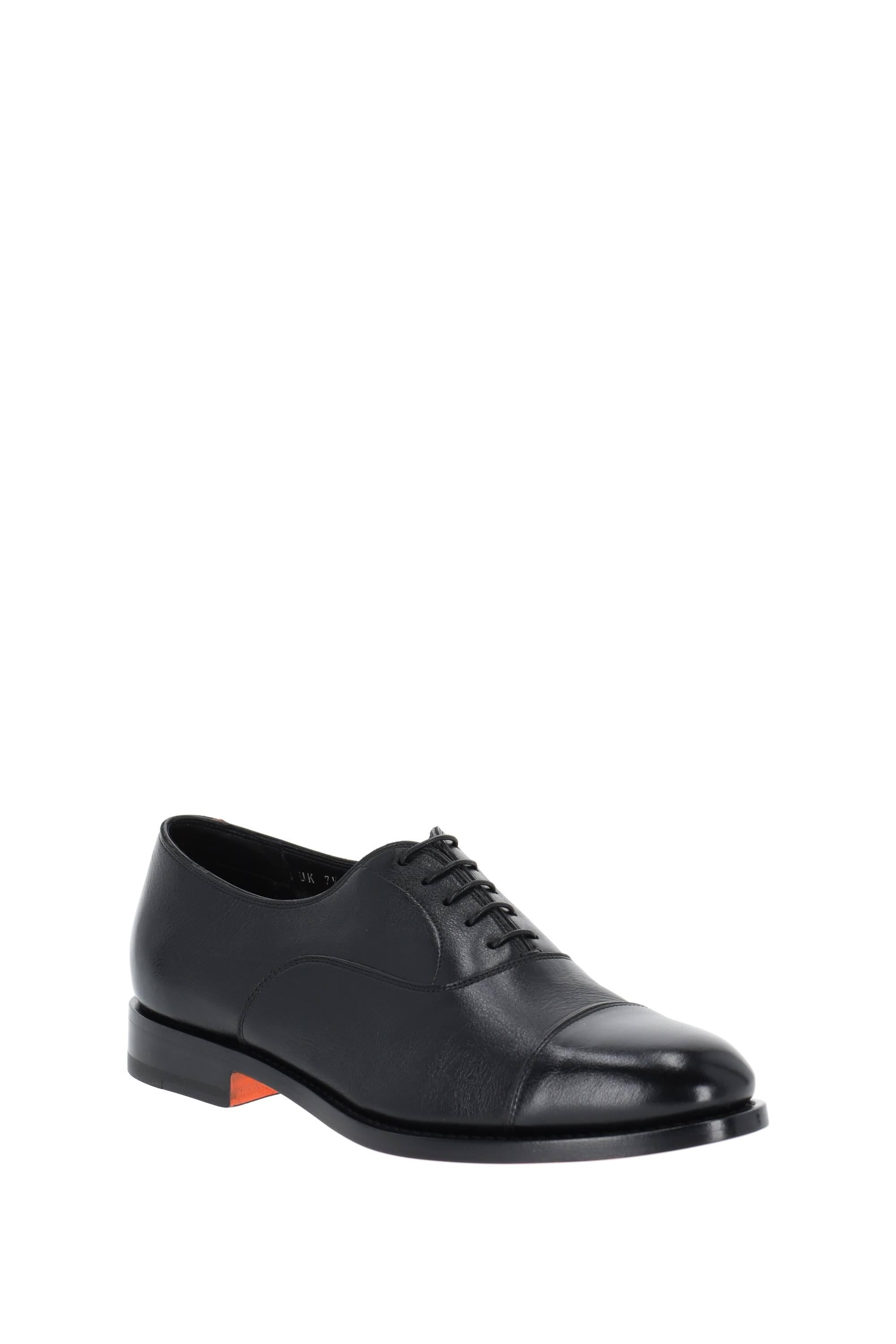 Santoni Scarpa stringata in pelle lavorazione Goodyear MCCO19045PD7SGFR/2 N01 
