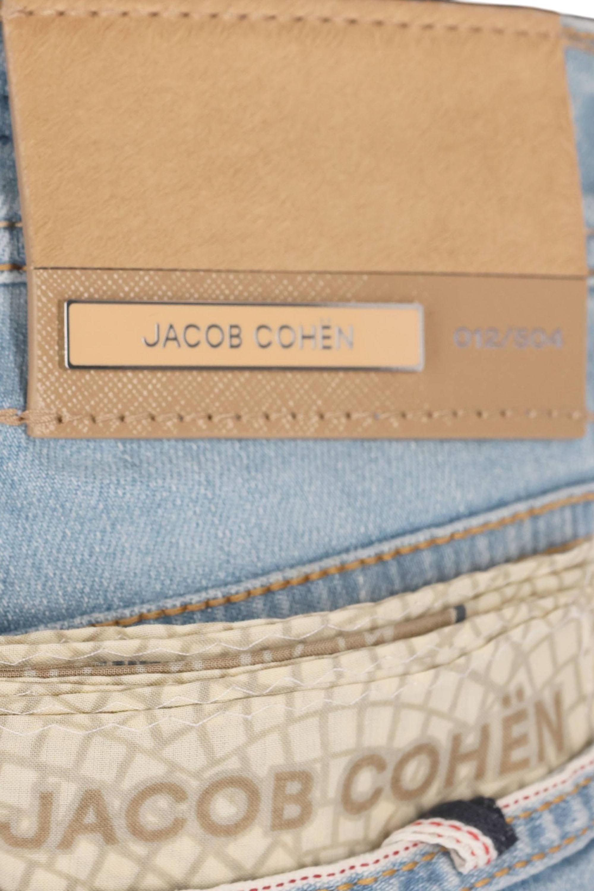 Jacob Cohen Jeans Limited Edition etichetta beige in cavallino Bard fit QL004-081-S3619 300D 