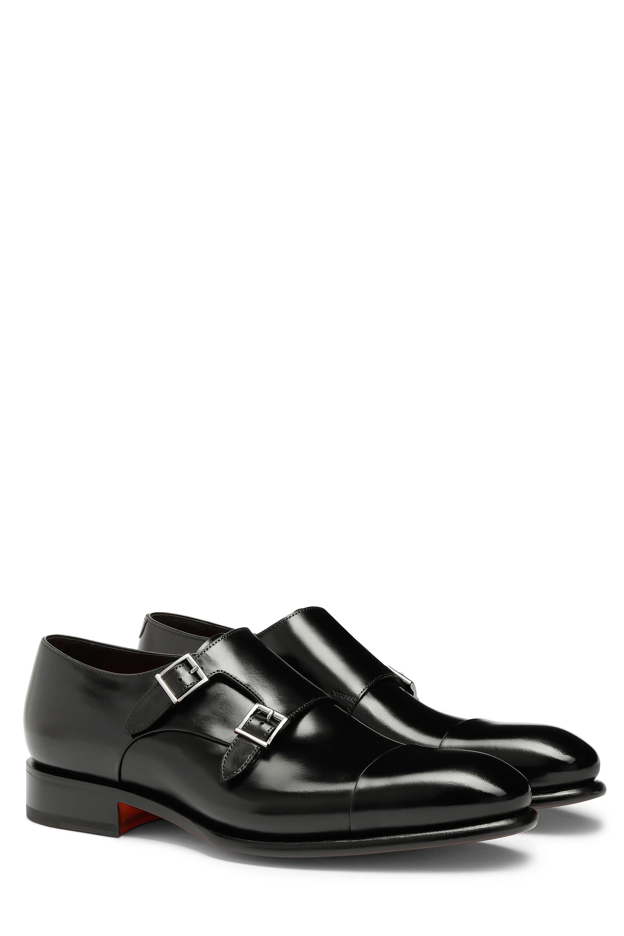 Santoni Scarpa doppia fibbia Goodyear anrticata a mano MCCR11652MC1HVVD/2 N01 
