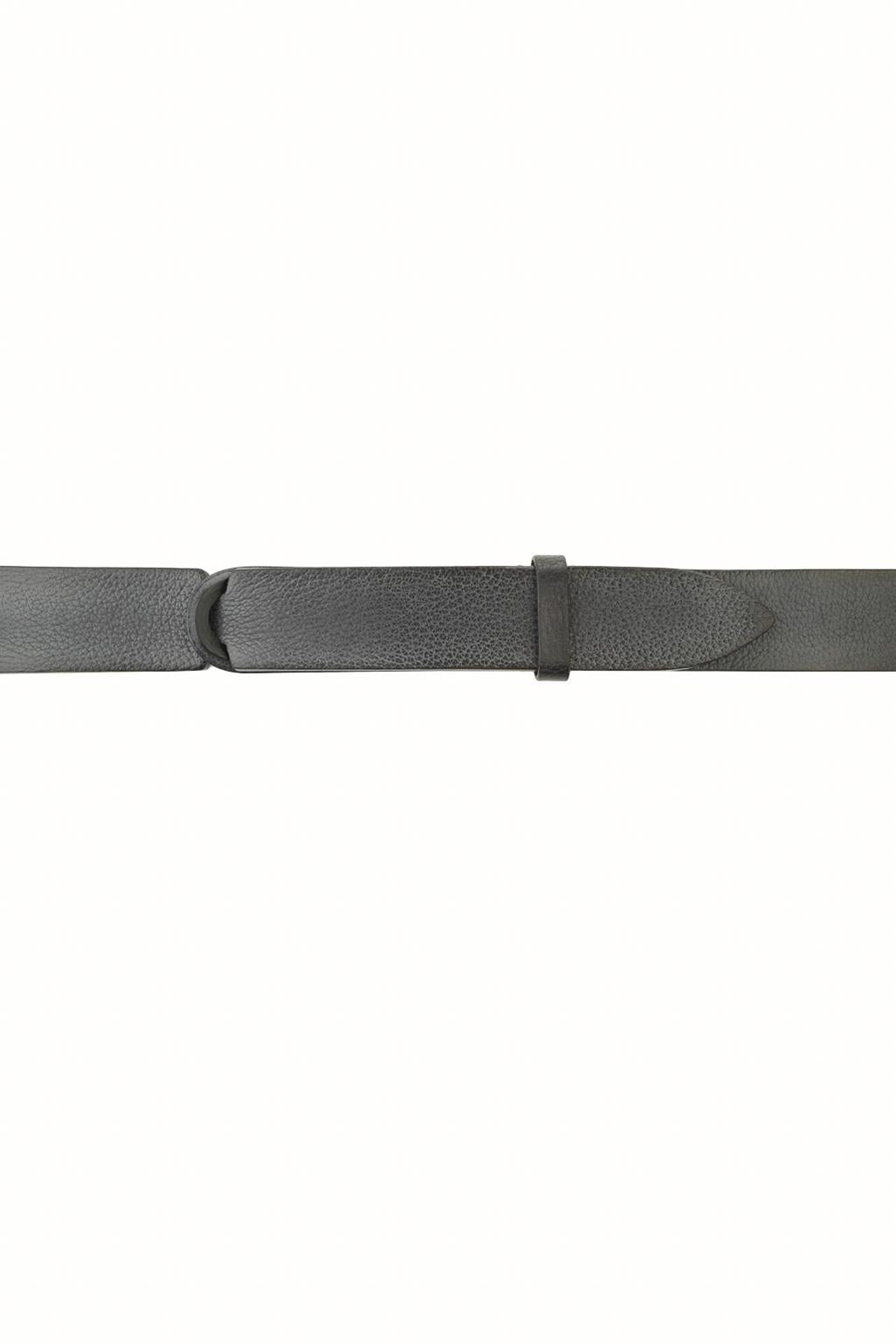 Orciani Cintura senza fibbia in pelle chevrette NB0074-CHE BLU 
