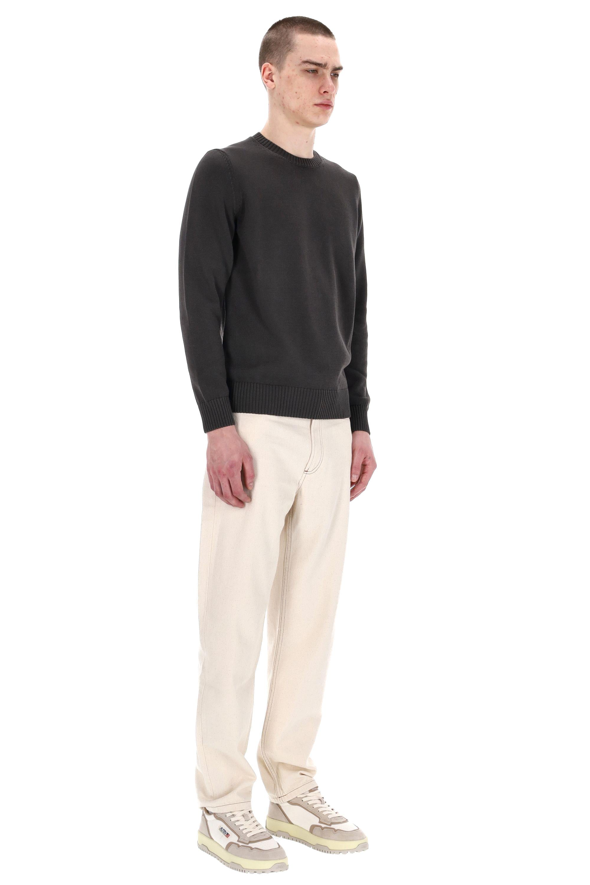 Maglia girocollo in cotone finezza 5 D8Z103-8 470 Drumohr 