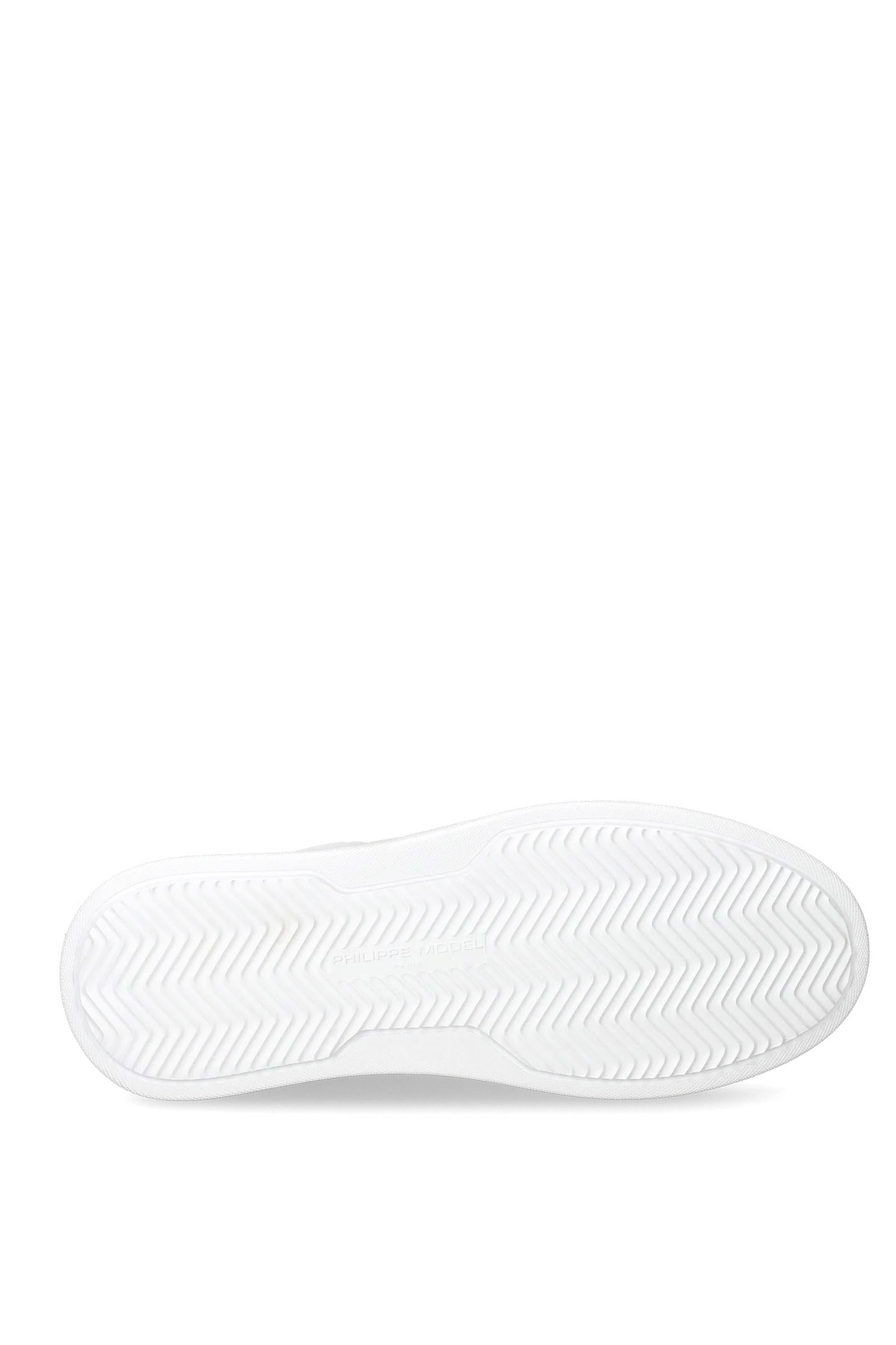 Philippe Model Sneaker low Temple in pelle total white BTLU-V001 TOT WHT 