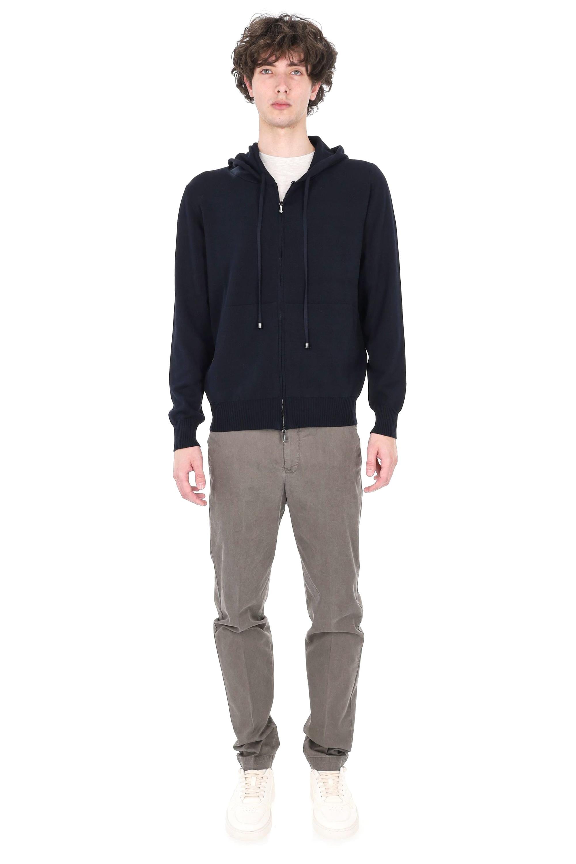 Drumohr Maglia full zip in cotone D1Z305CZL-2 795 