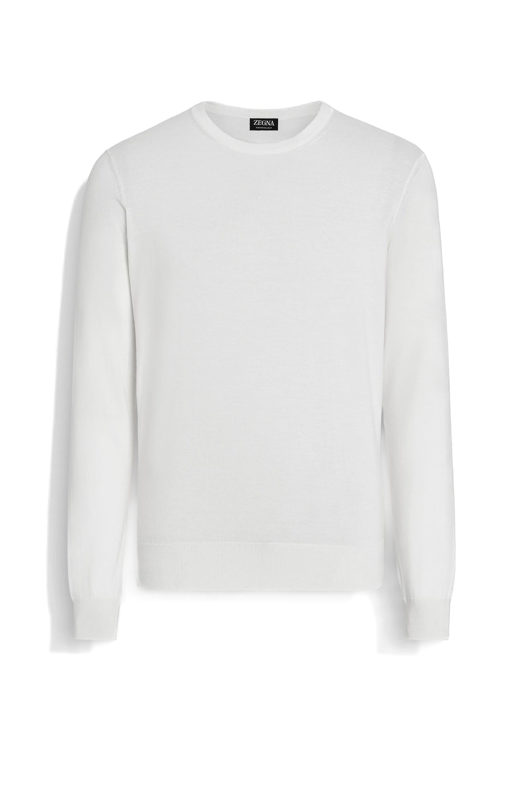 Zegna Maglia girocollo in cashmere-seta E8J00 110/3 N91 