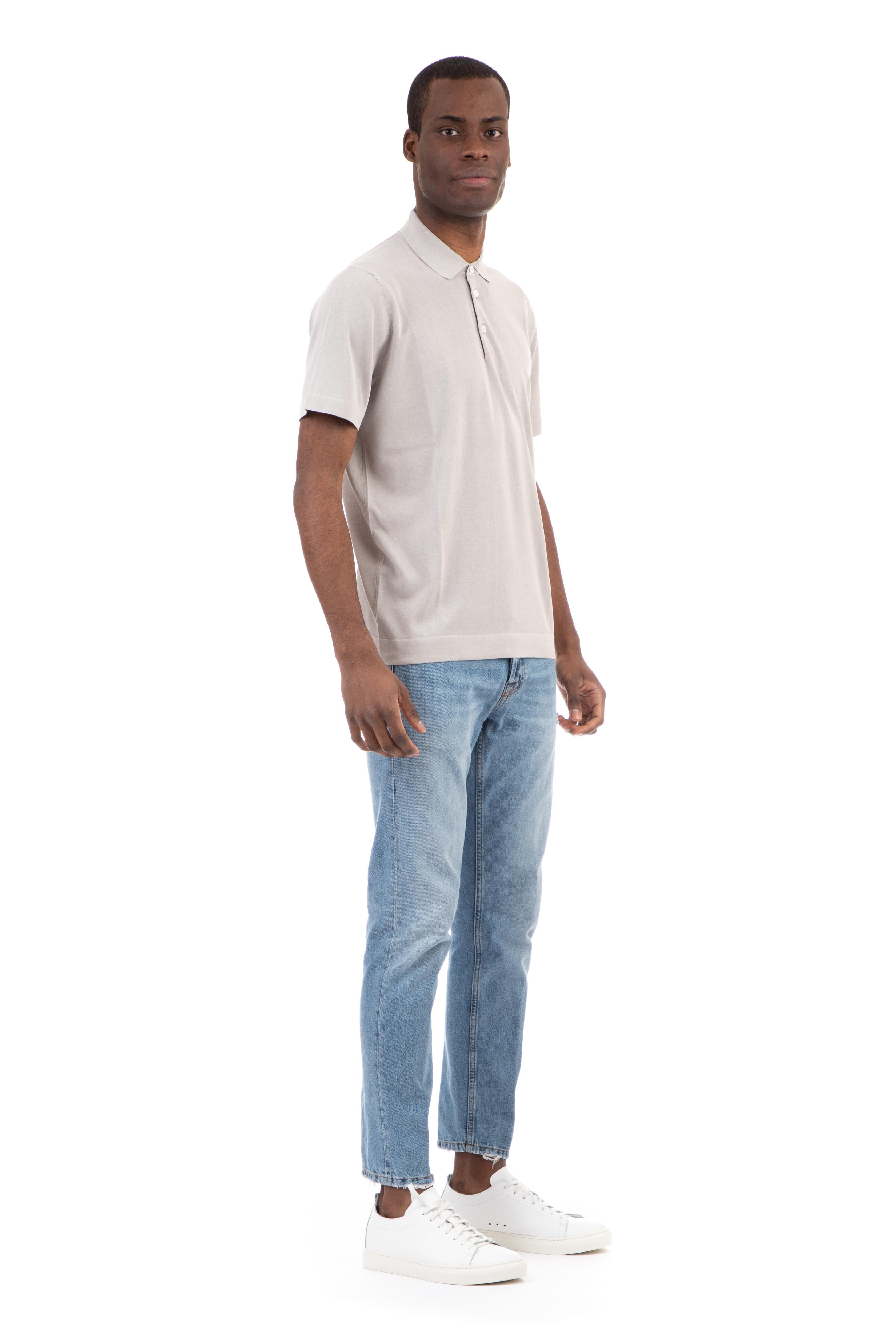 Polo in cotone extrafine D0GF202-N 604 Drumohr 
