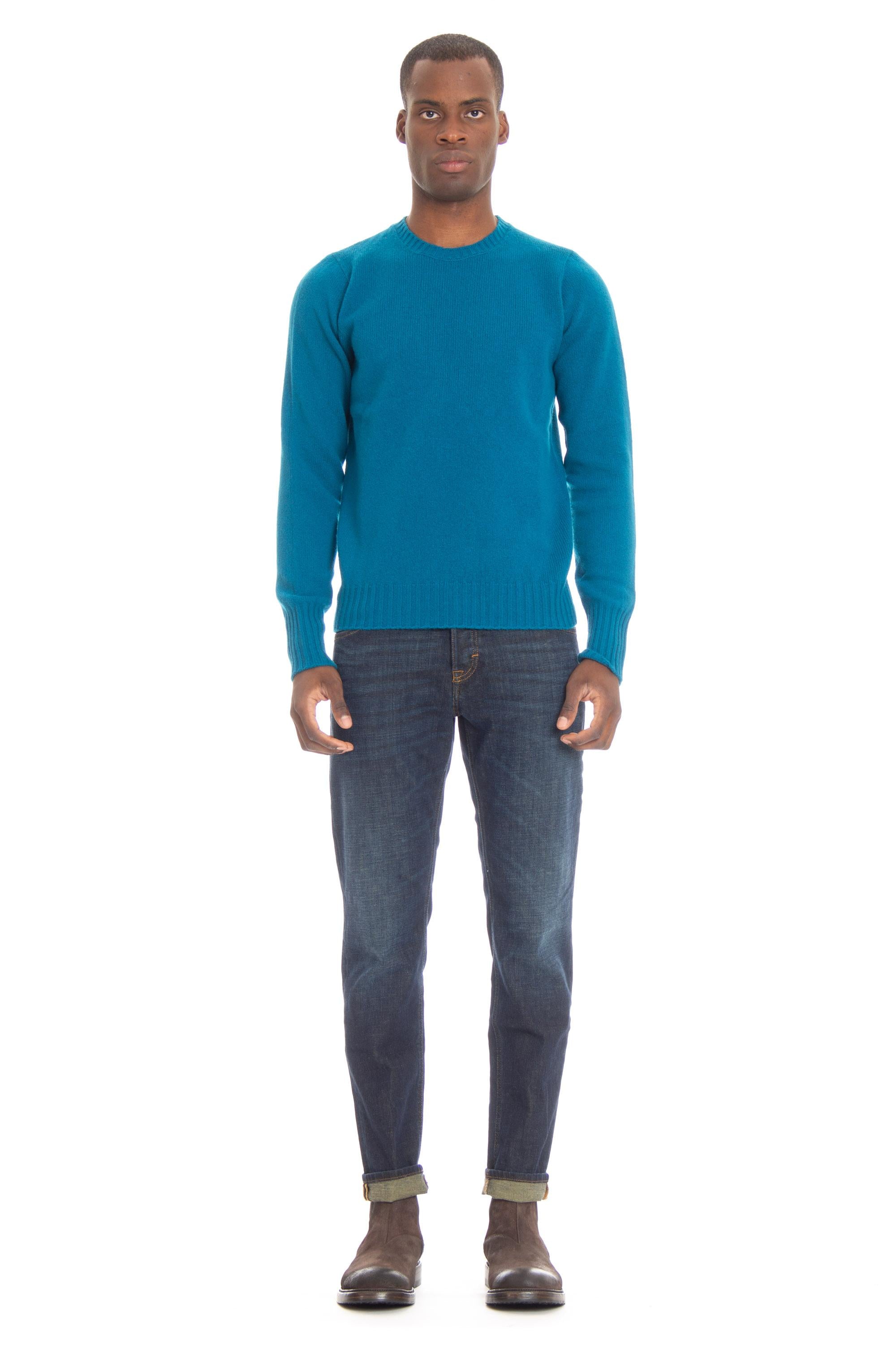 Maglia girocollo in lana di agnello D4W103.4 745 Drumohr 
