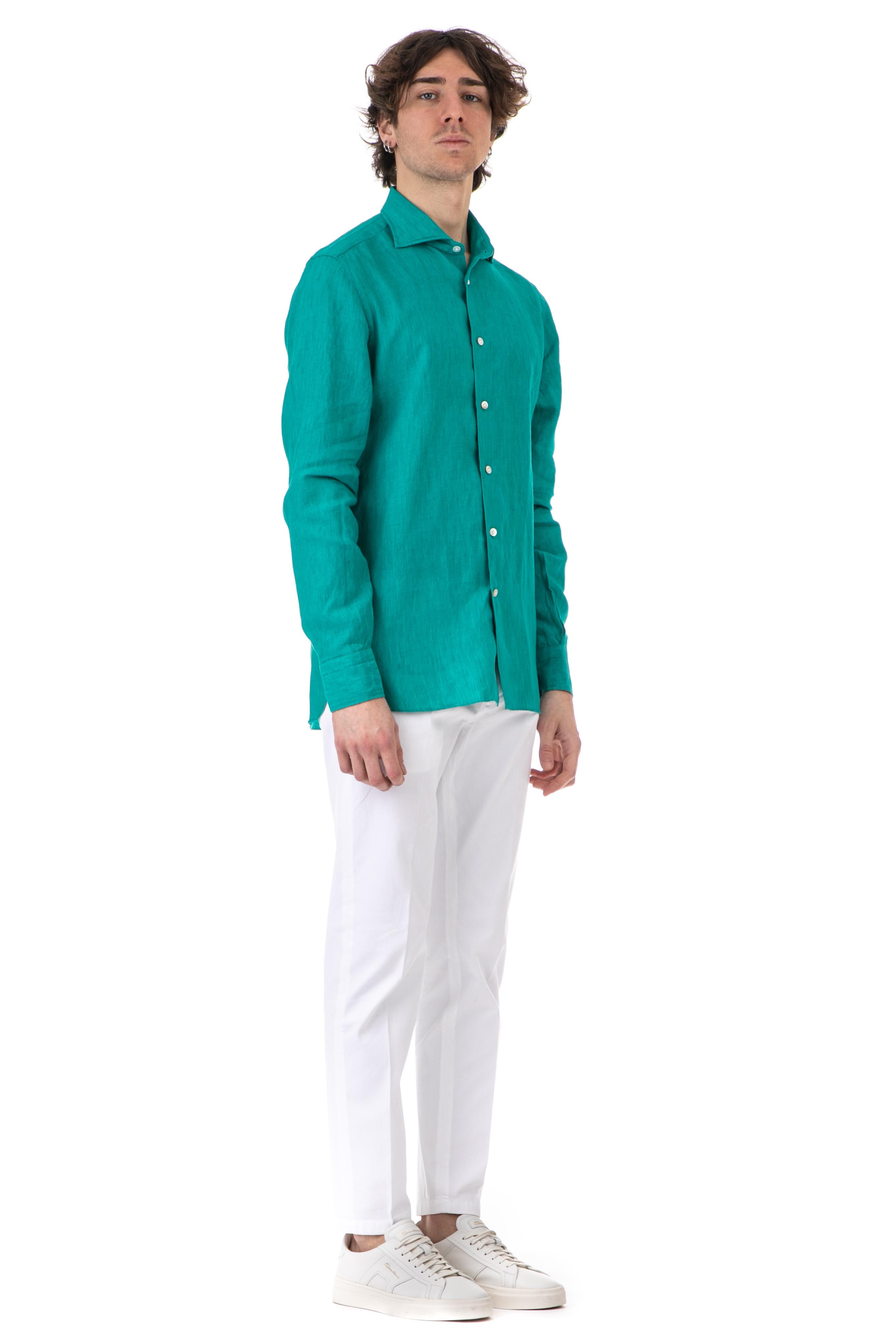 Camicia in lino 16035 11 Borriello 