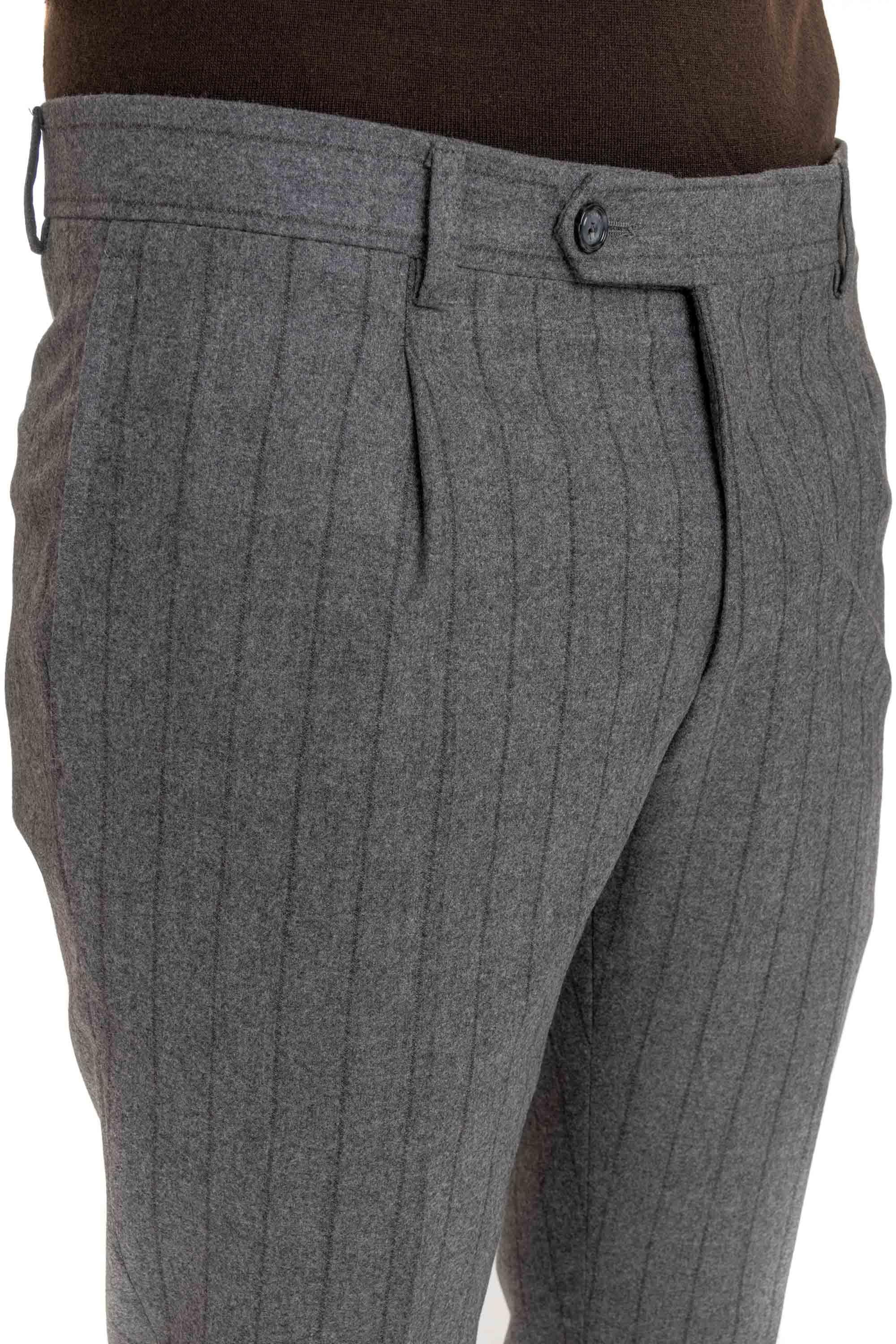 Barba Abito gessato in lana comfort S1 43010 0001 
