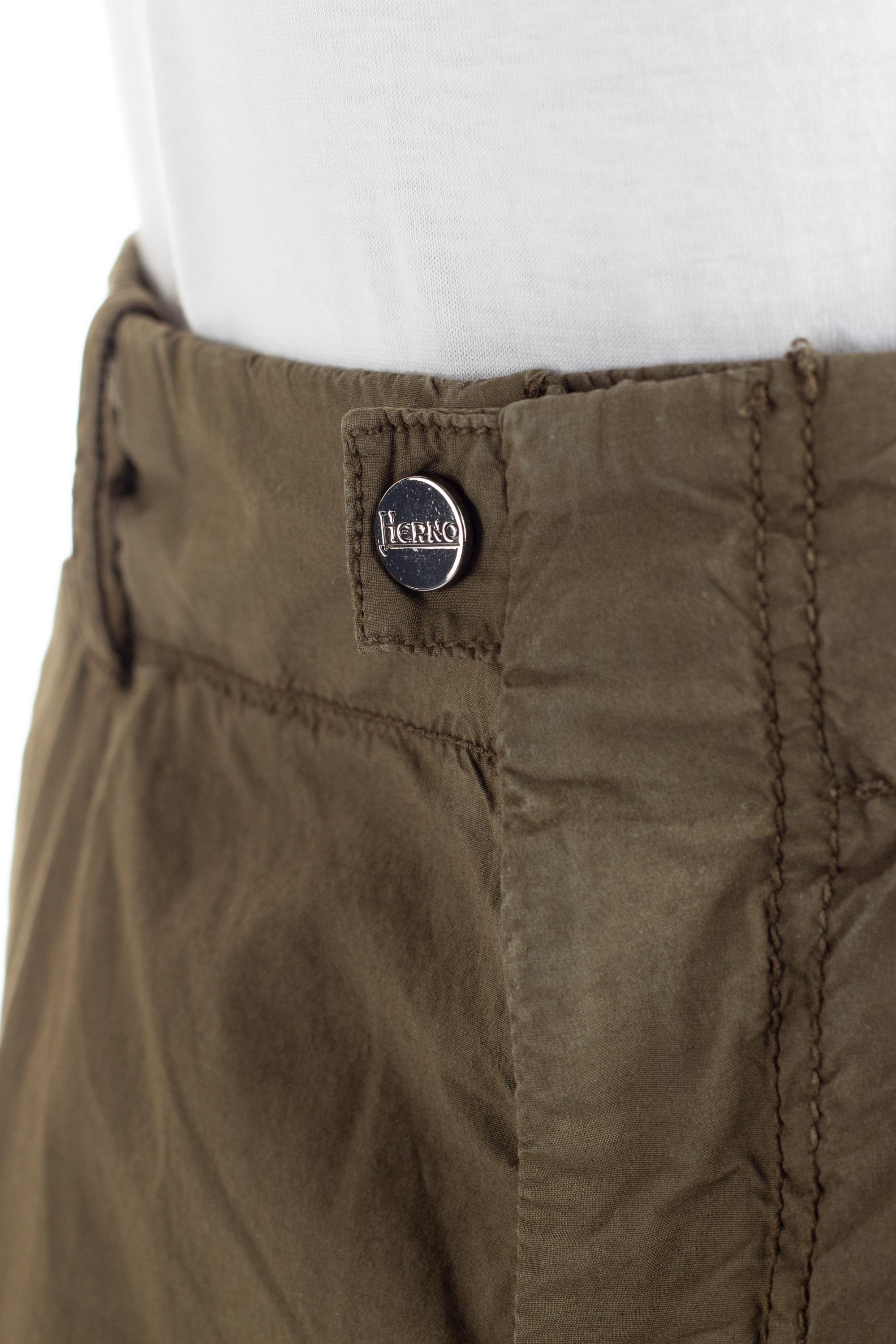 Herno Pantalone cargo in cotone popeline PT000040U 7730T02 