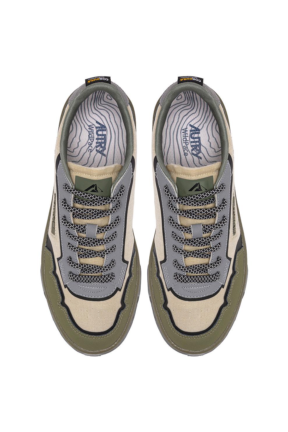 Sneaker in cordura e pelle modello WildPace LDLM RU10 WAL/TITA Autry 