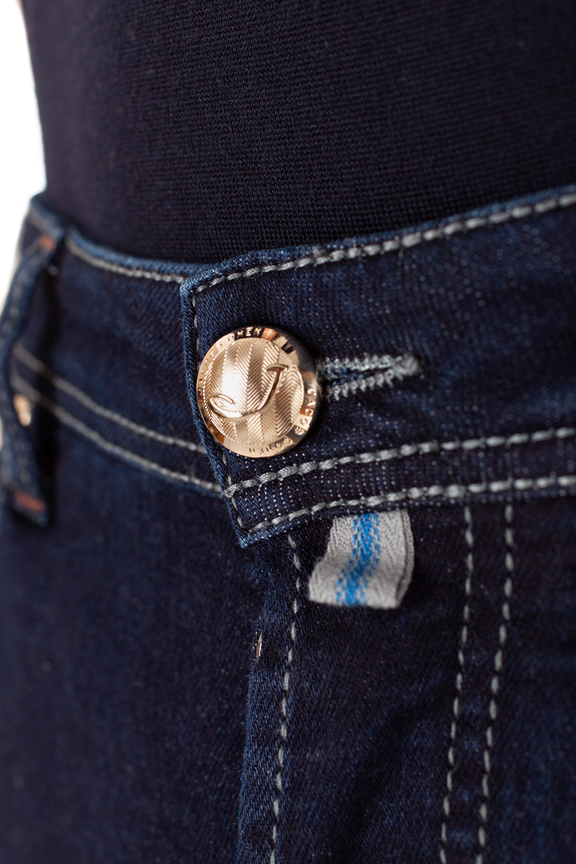 Jacob Cohen Jeans etichetta in camoscio marrone nick slim fit E07 31 P 3621 NICKSLIM 556D 