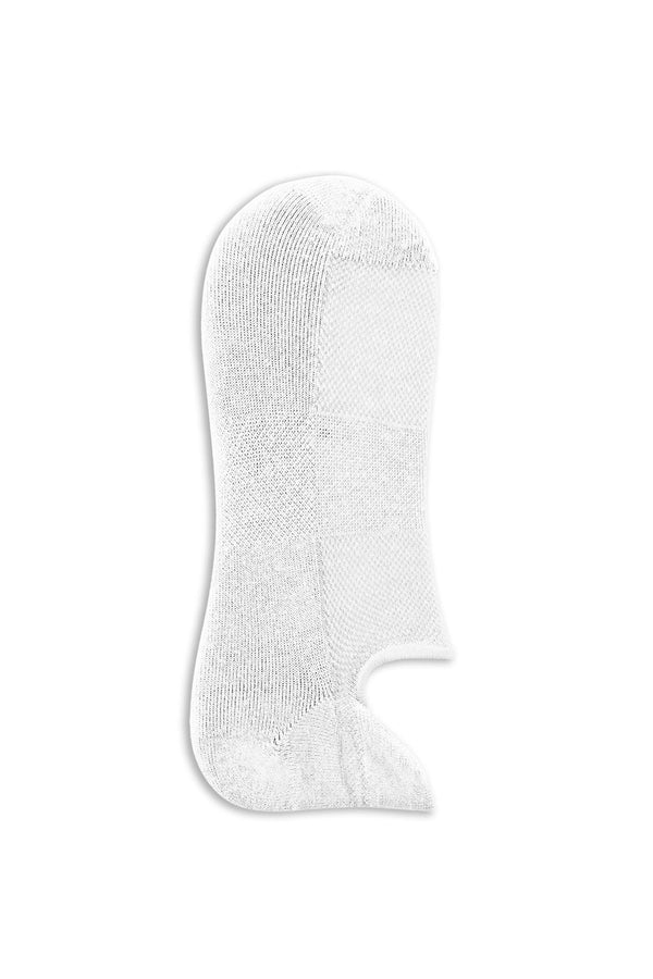 Calza fantasmino Sneaker aus Baumwoll-Leinen-Piqué