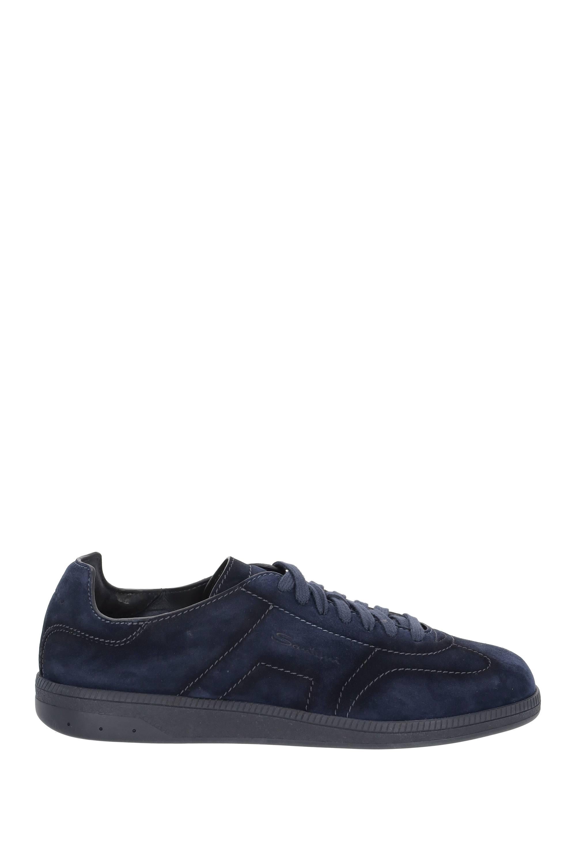 Sneakers in camoscio mod. Olympic MBPL22072FARTSE2/3 U60 Santoni 
