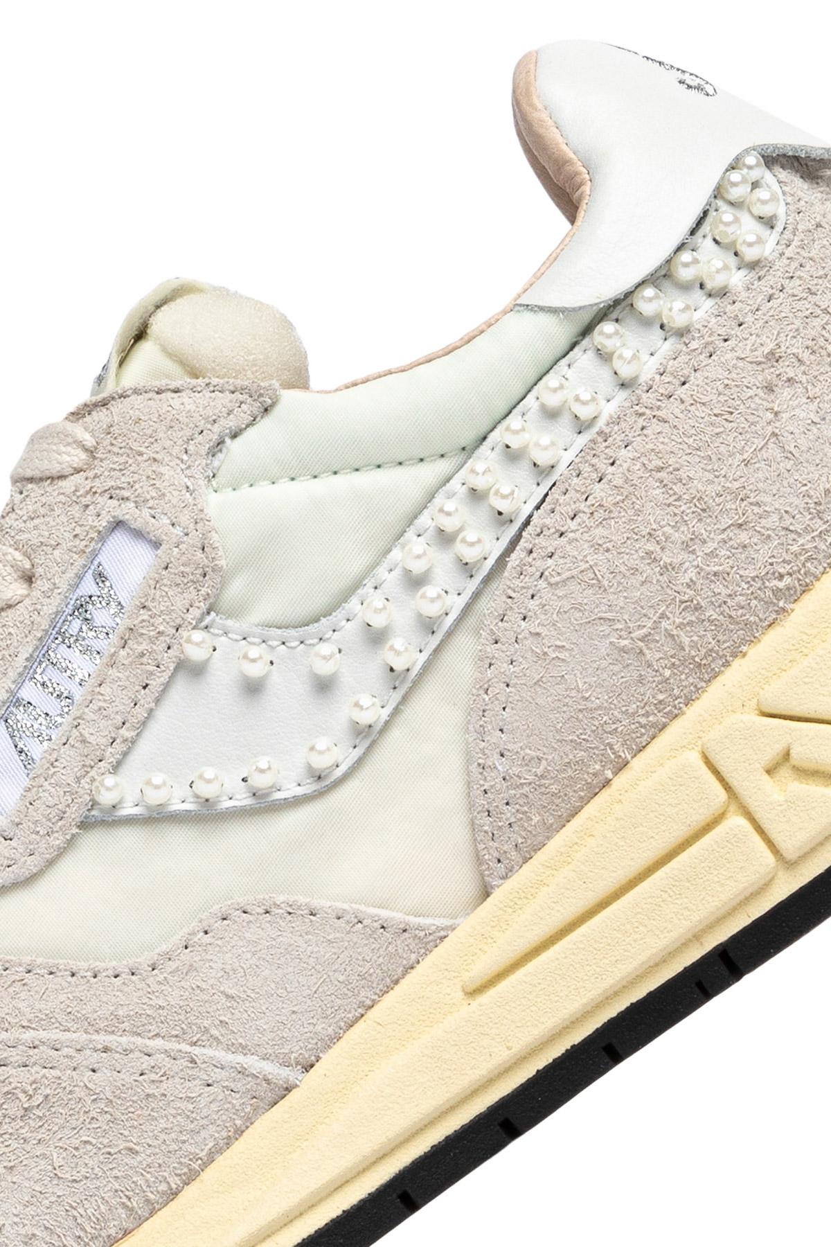 Autry Running donna in camoscio e mesh con perline mod. Reelwind WWLW NH01 WHT/WHT 