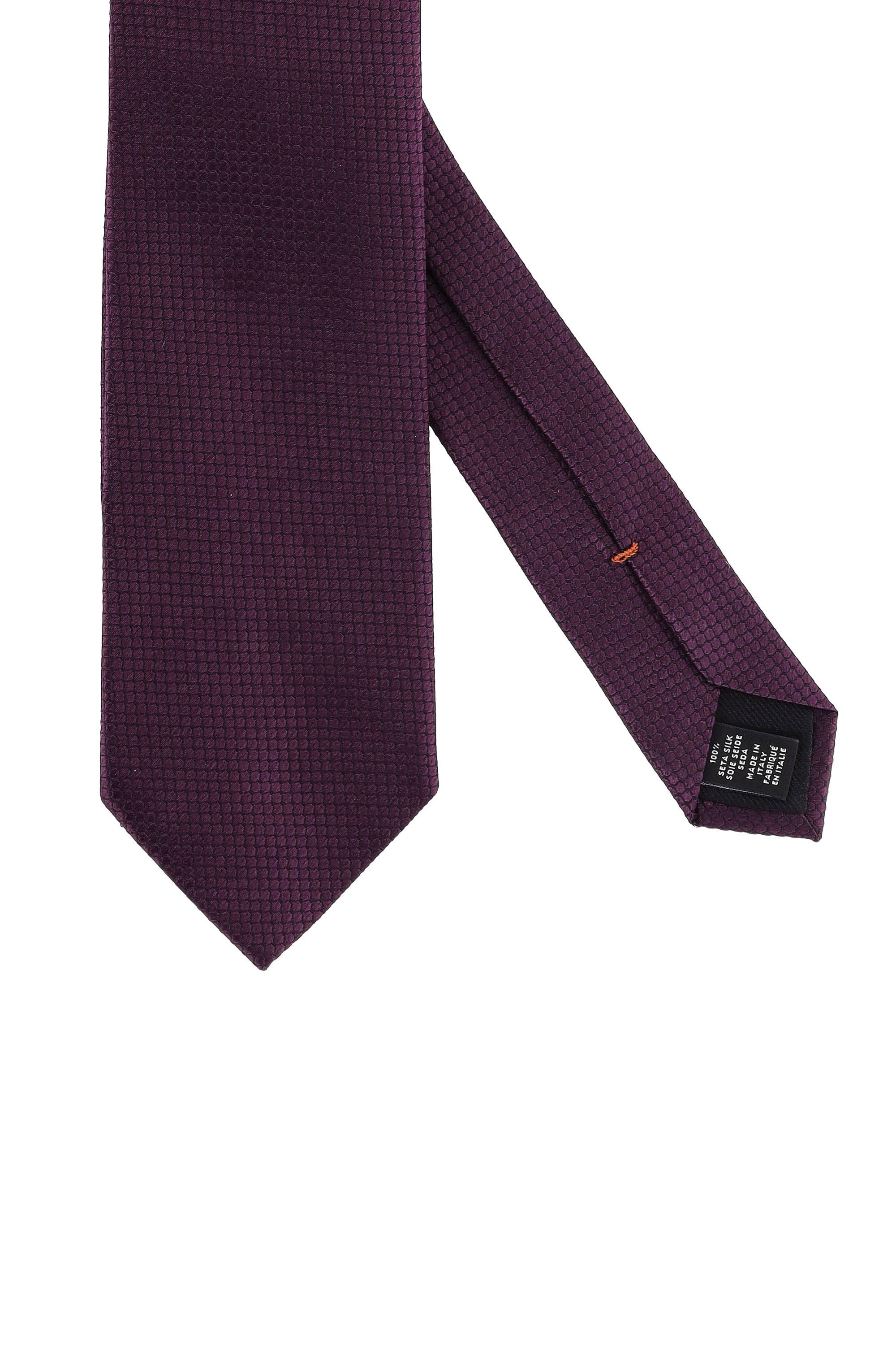 Zegna Cravatta micro trama in pura seta Z2W00TA2-1P8 PU1 