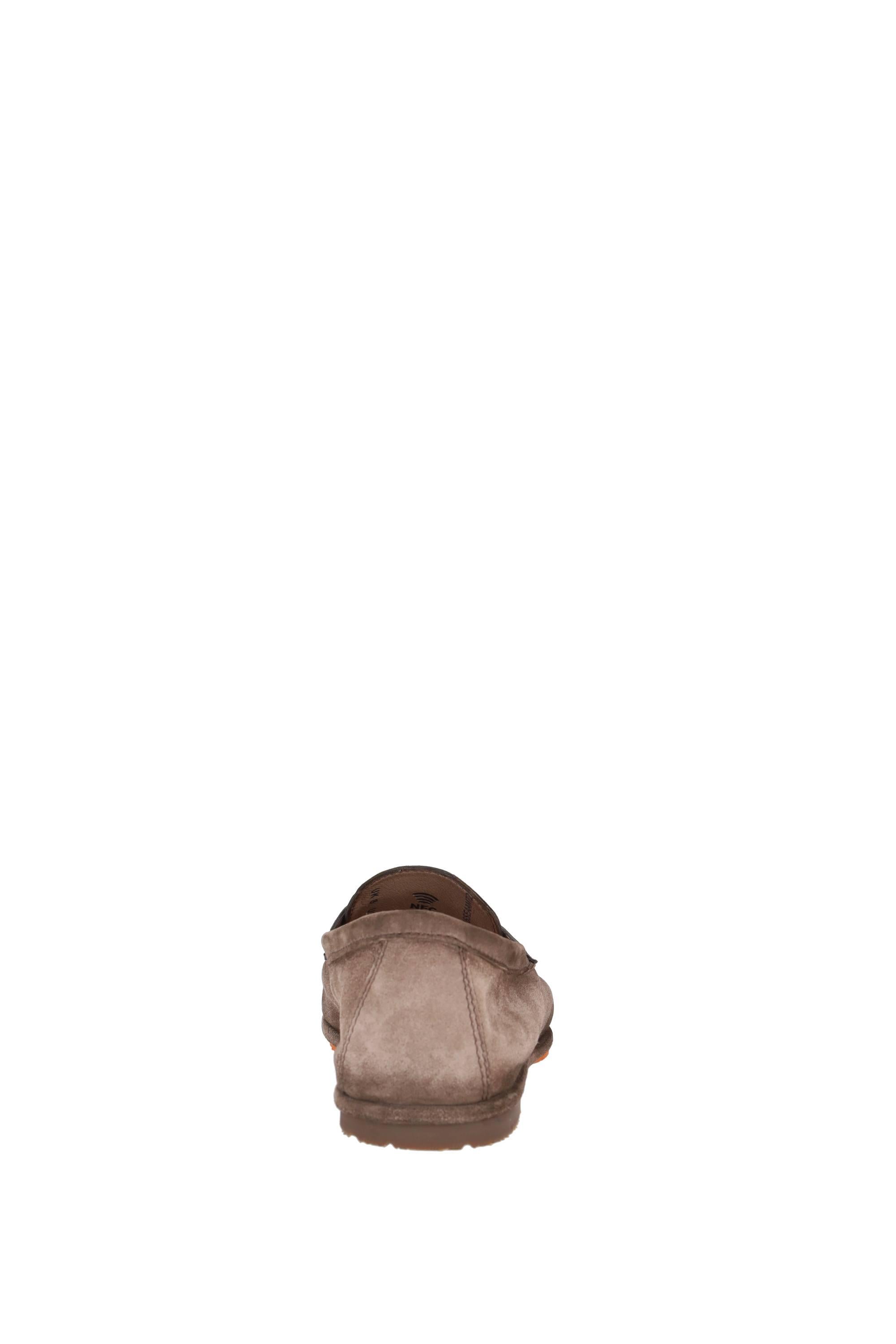 Santoni Mocassino Driver penny in camoscio Seta mod. Carlo MCNC19298SI6SEAA/2 M72 