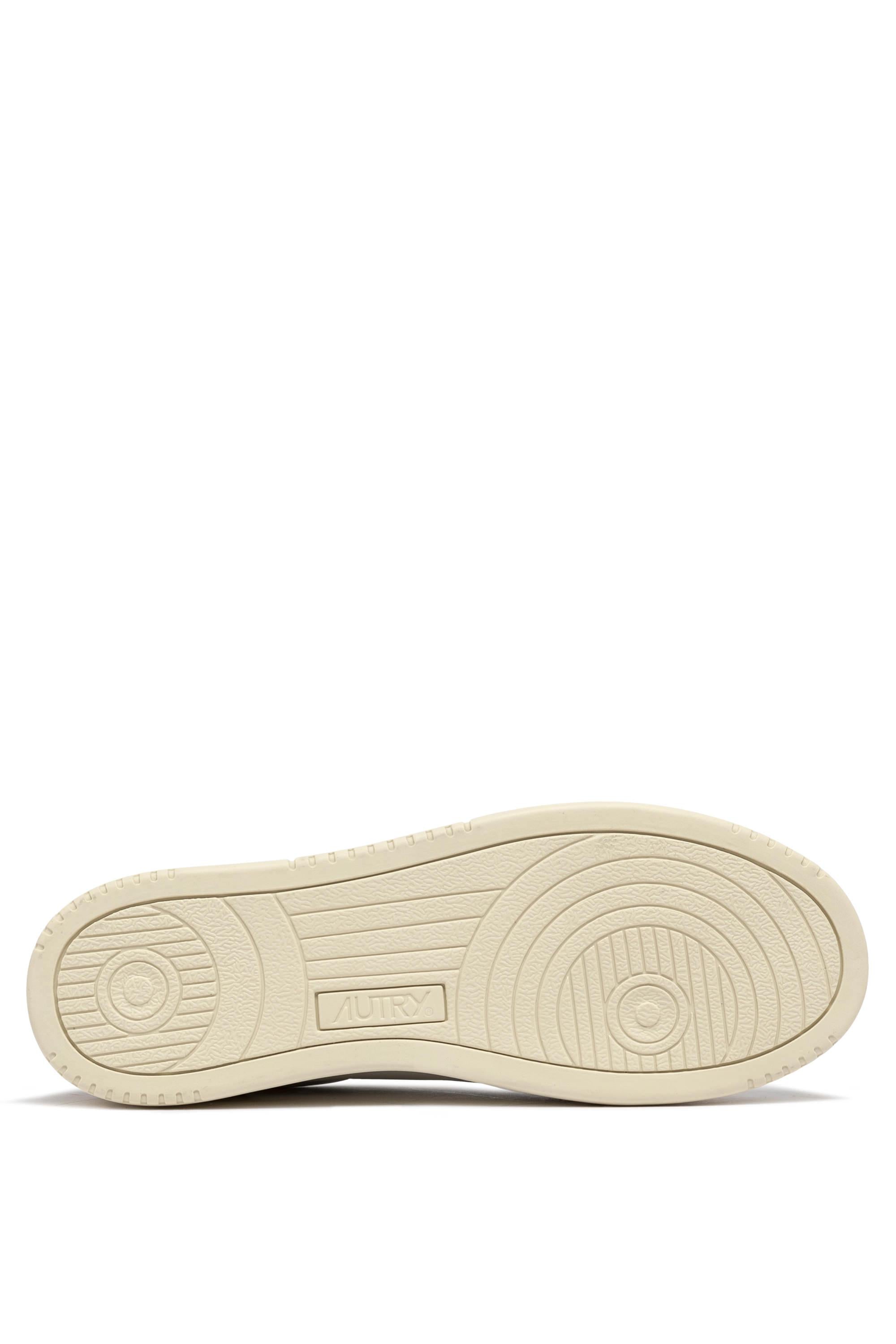 Autry Sneakers pelle e camoscio con scritta Game Set Match AULM MA04 WHT/BLACK 