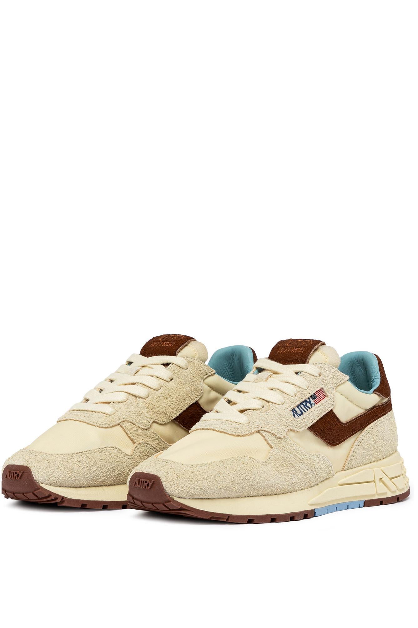 Autry Running donna Reelwind in camoscio e cavallino WWLW UP01 RUT/BRWN 