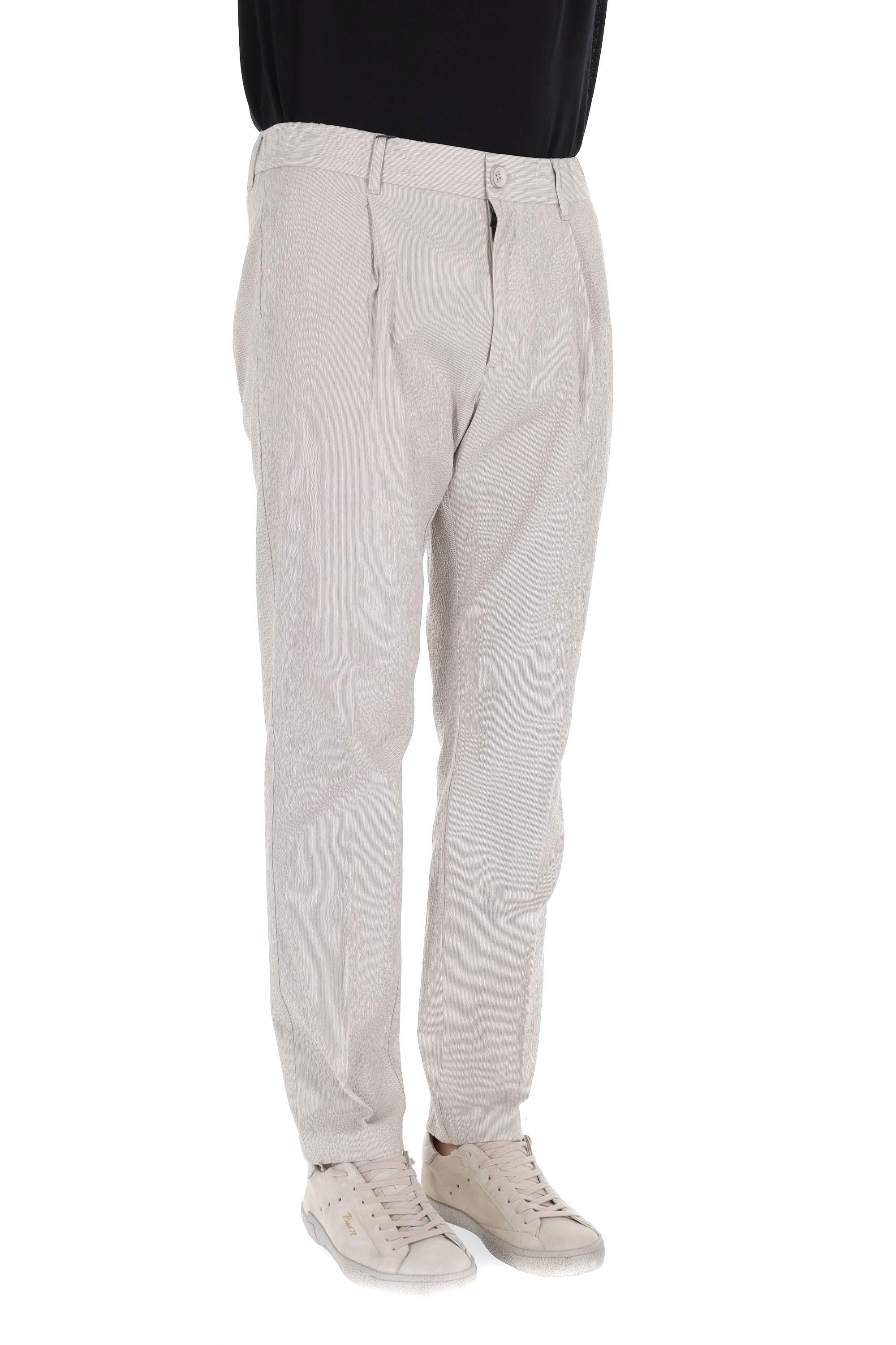 Pantalone in cotone goffrato PT000100U 1985 Herno 