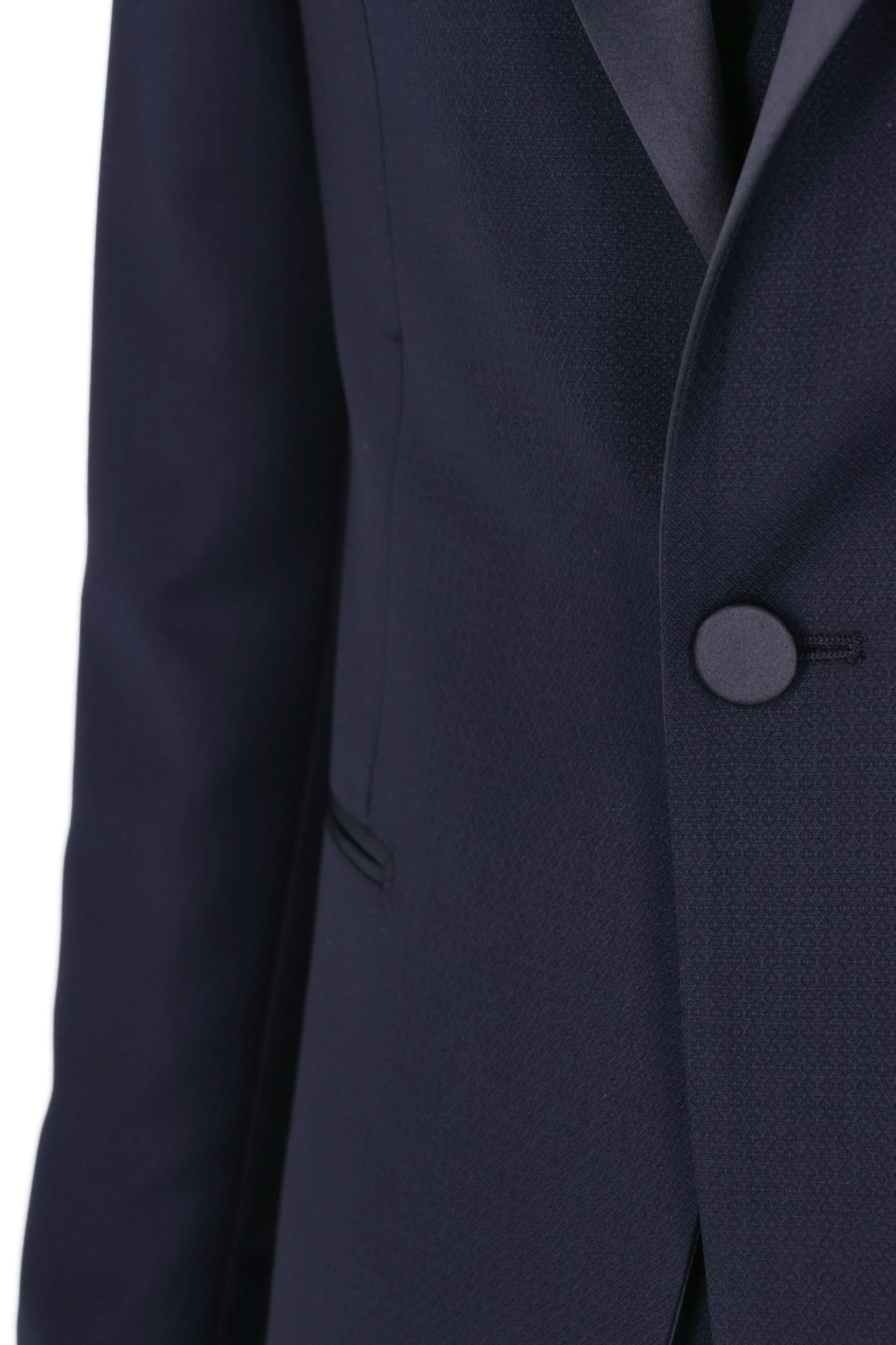 Tagliatore Abito smoking con gilet in lana vergine mod. Bruce EFBR15A01 070060 B1201 