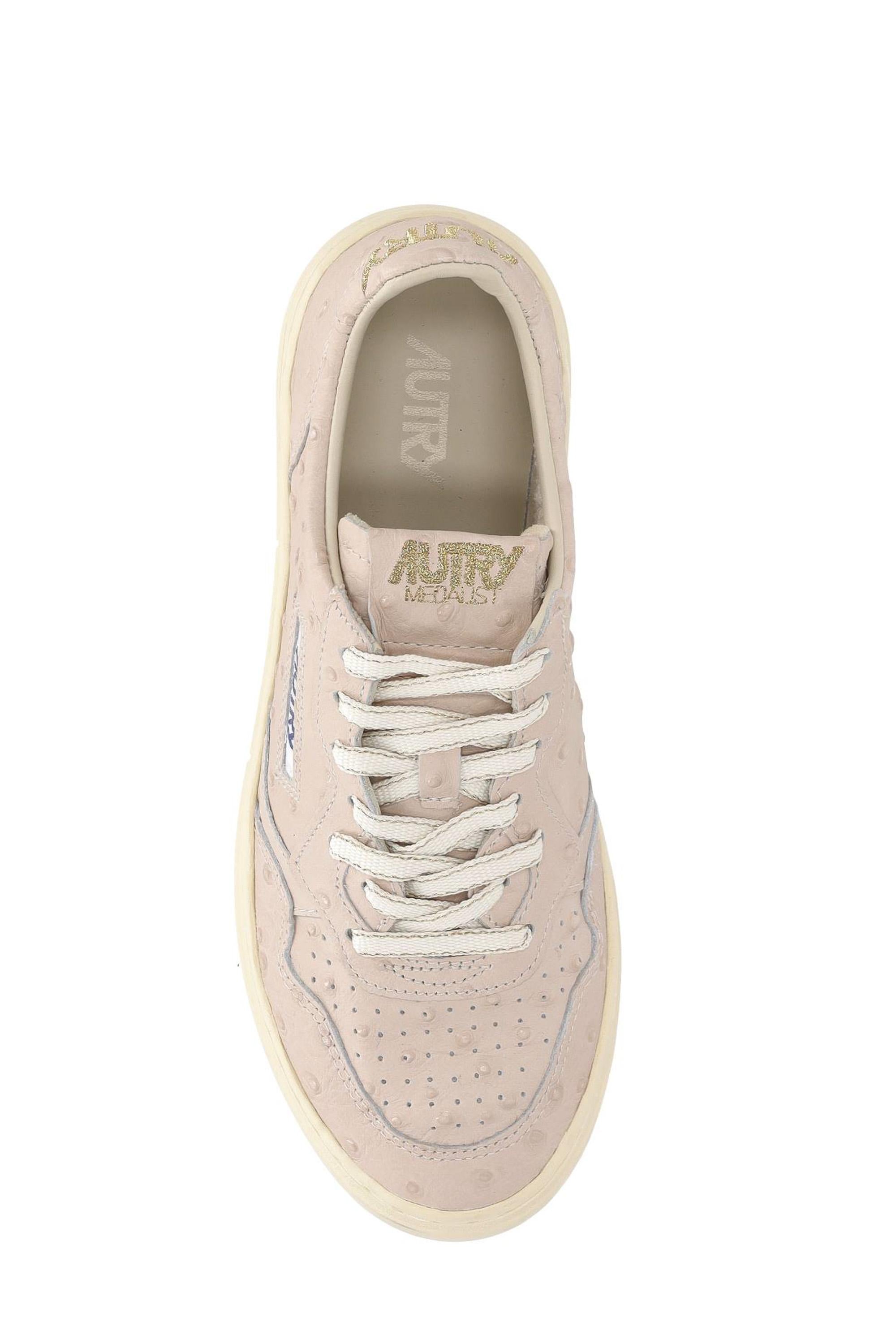 Autry Sneaker Medalist donna in pelle effetto struzzo AULW OT02 WOODASH 