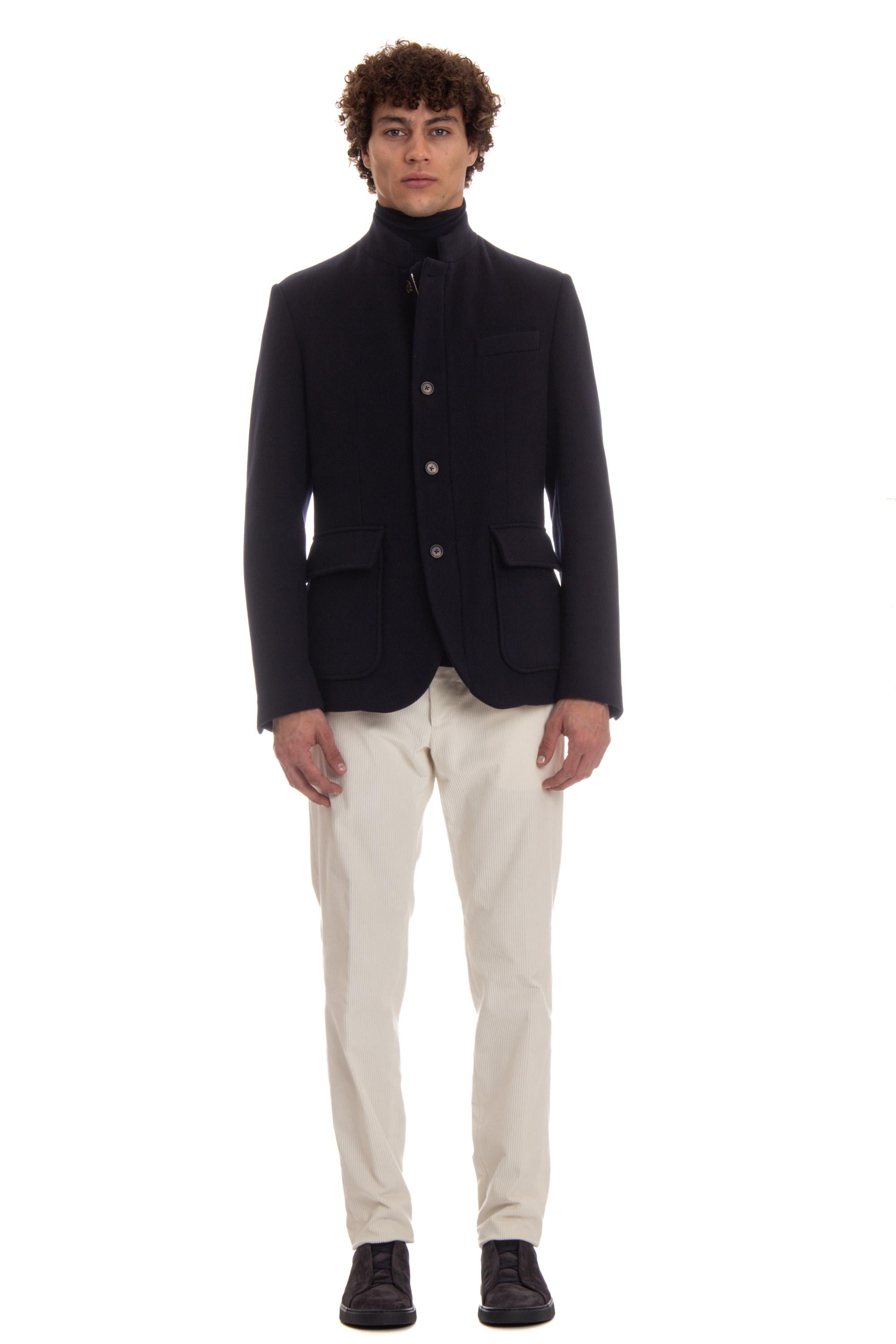 Giacca-outerwear in double di lana J75GIAD02 TES0J008 11 Eleventy 