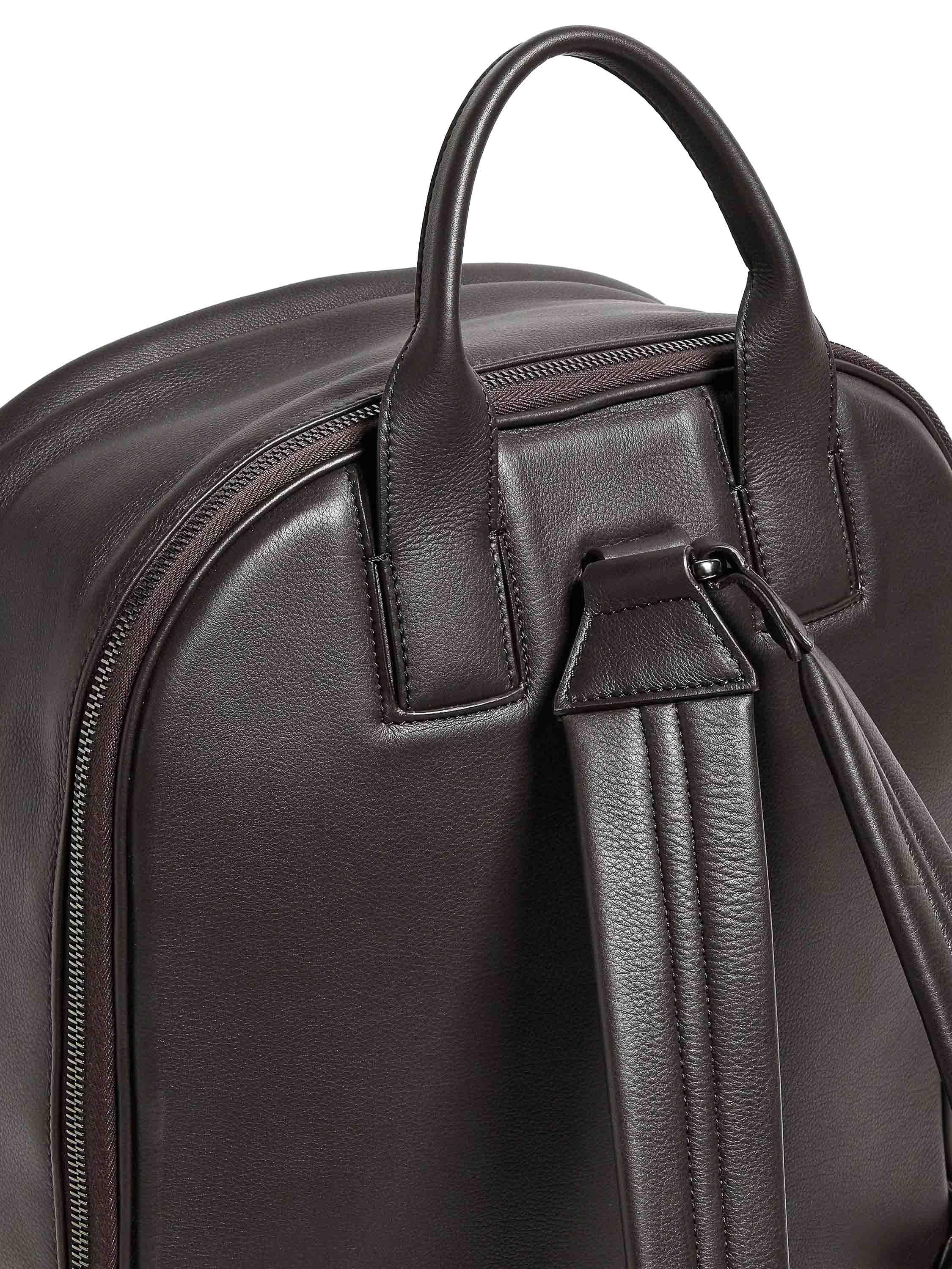 Zegna Zaino in pelle supersoft Second Skin LHOTO-C2331Z AMO 