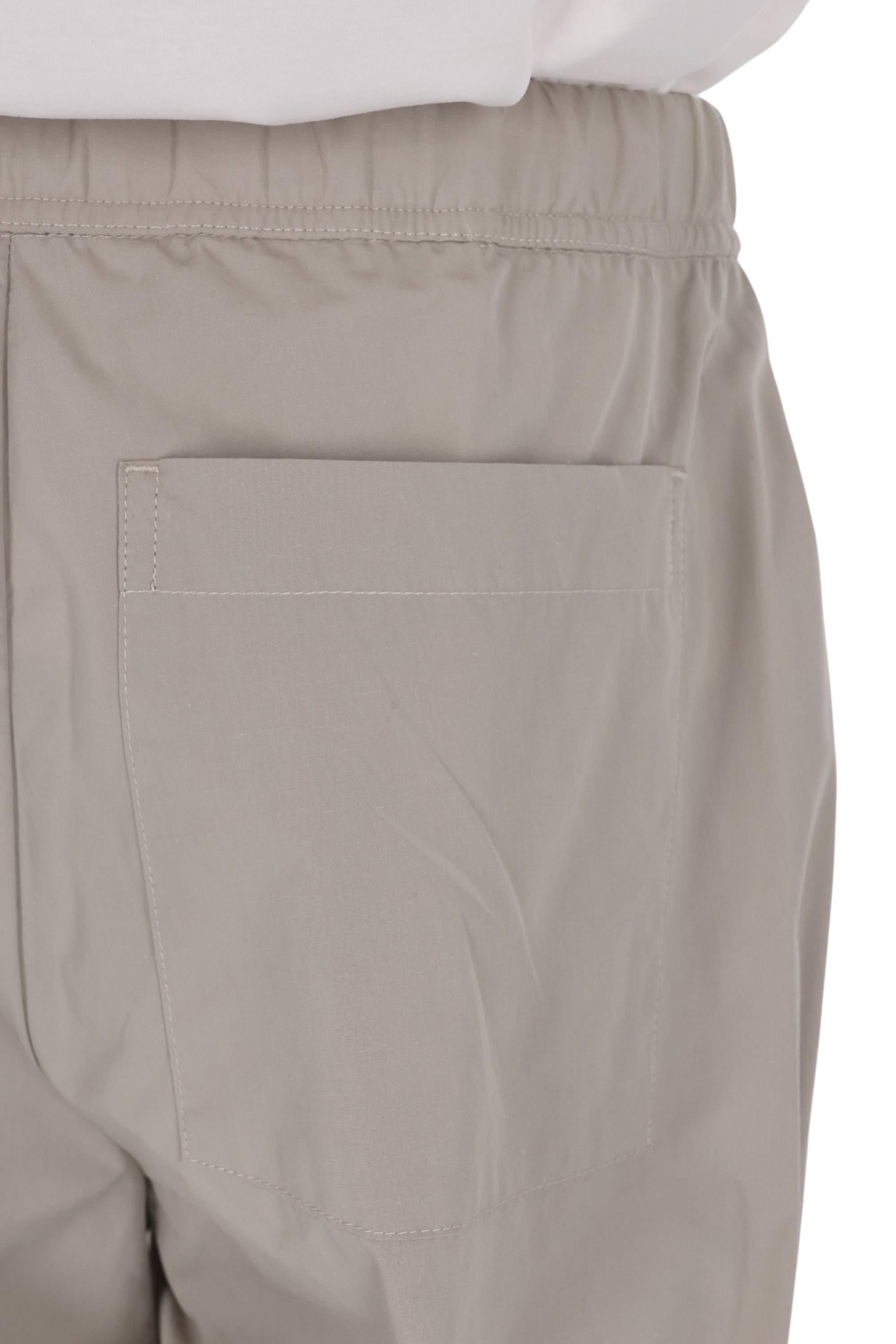 Officine Générale Pantalone in cotone light popeline mod. Nilson MTLG469 GALET 