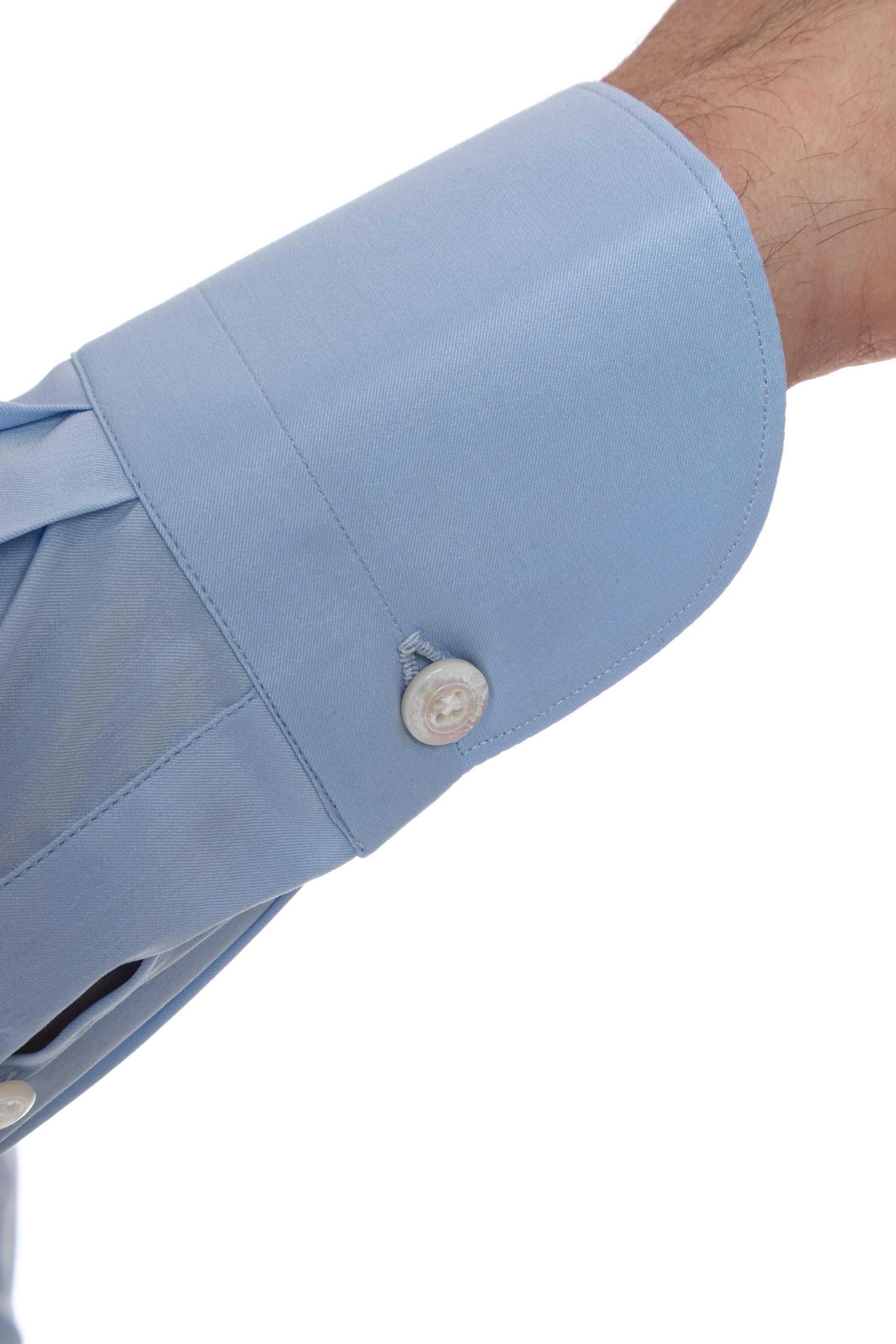 Finamore Camicia sartoriale popeline stretch linea Milano C0349 MILANO LUIGI LZ 06 