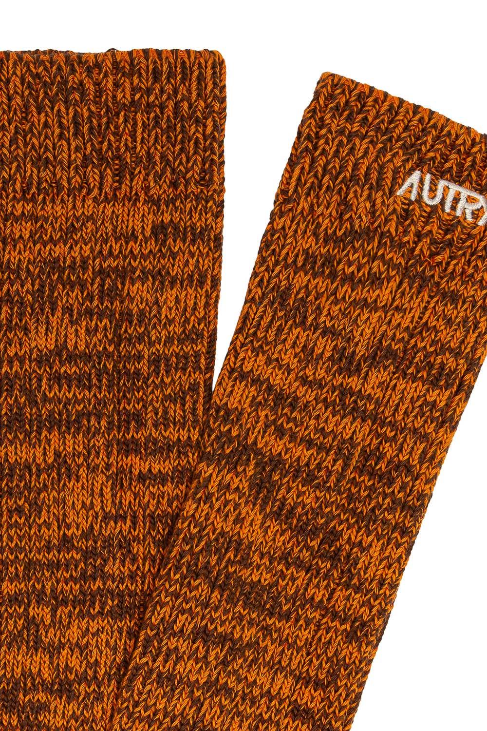Autry Calza in cotone effetto moulinè SOPU S1KO BROWN 