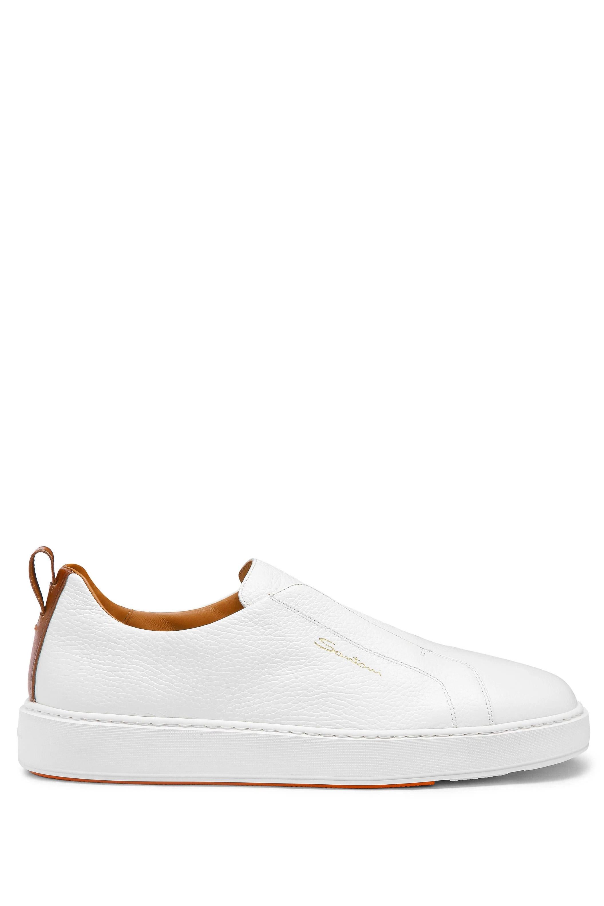 Santoni Sneaker slip-on in pelle bottalata MBCD21995BARTLLD I50 