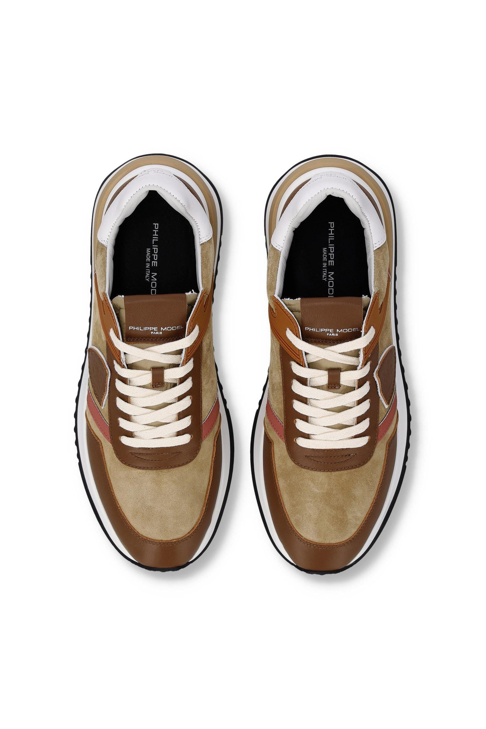 Sneaker in camoscio e pelle modello Tropez 2.1 TYLU TROPEZ/5 WX11 Philippe Model 