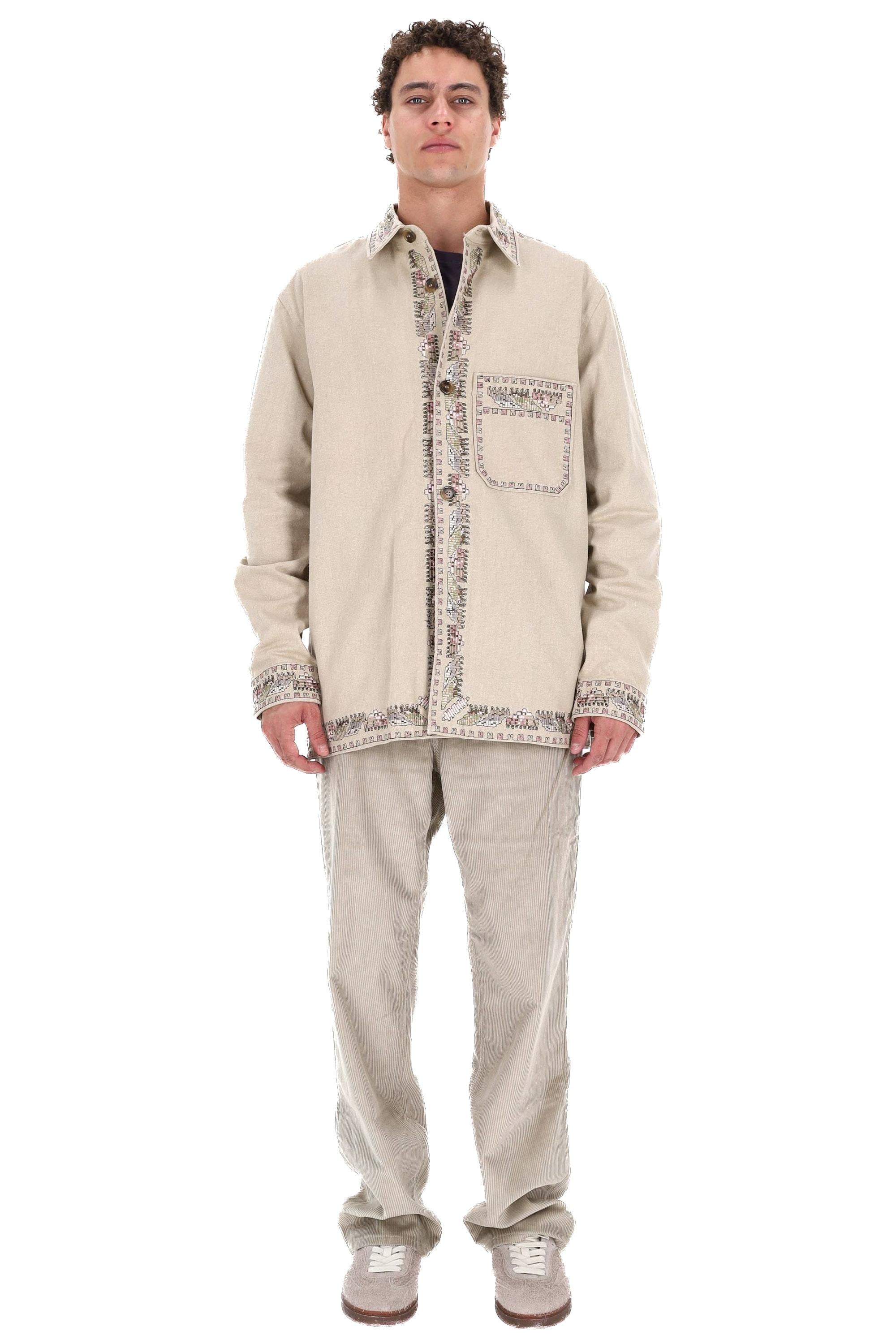 Isabel Marant Overshirt ricamata over fit VE0588HA-C3I03H 23EC 