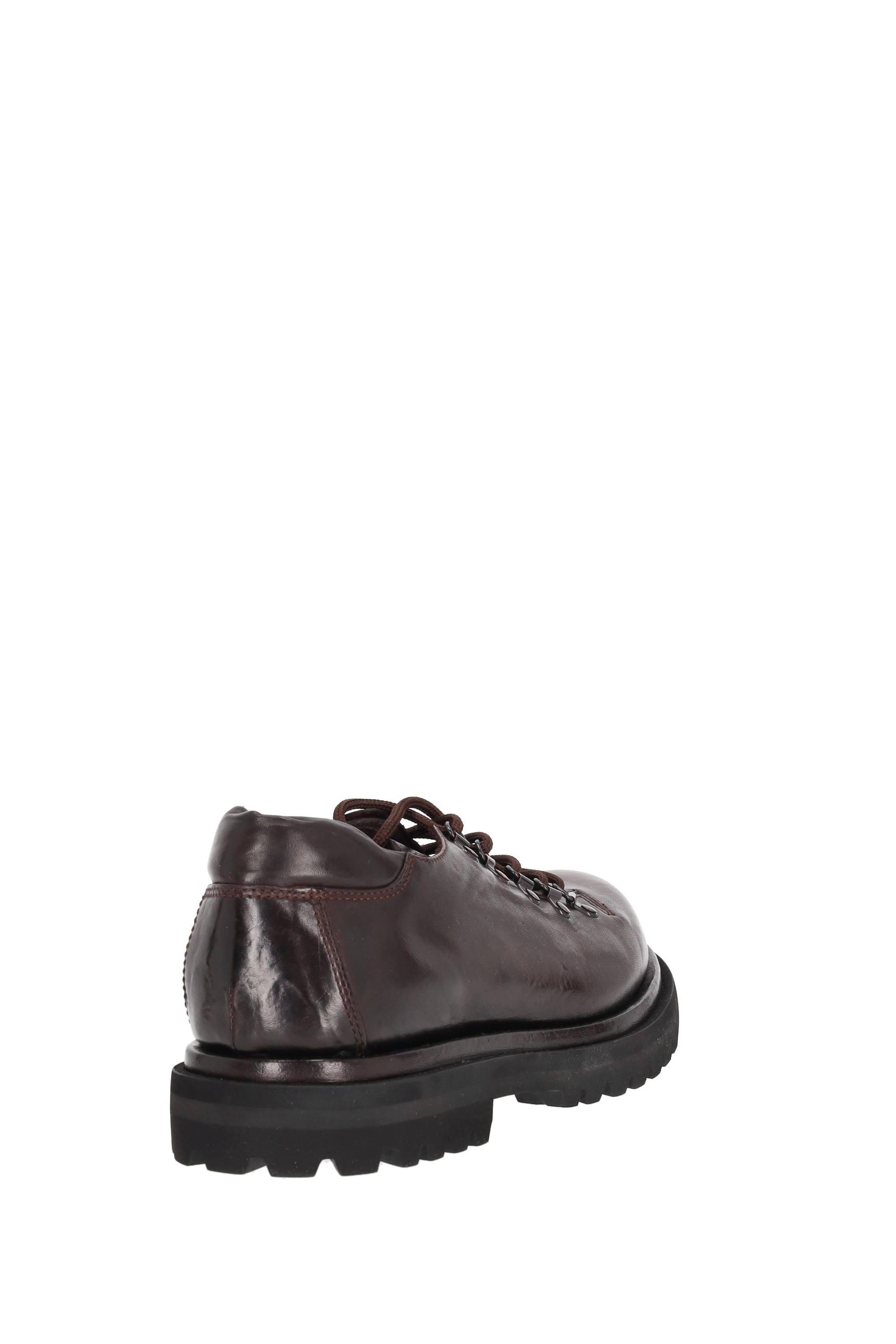 Officine Creative Scarpa rocciatore basso in pelle fondo St Moritz OCUEVED105NOVAKE663 OTTO 